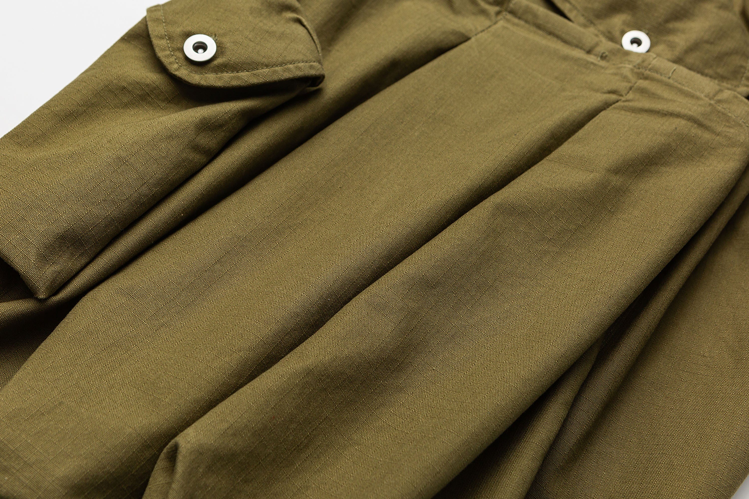 ME DA IGUAL Multi-Pocket Raw Hem Utility Balloon Shorts