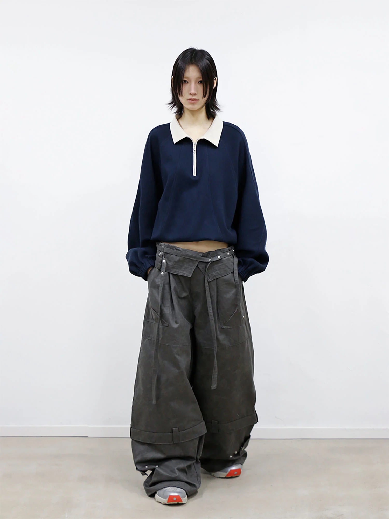 RELABEL Convertible Foldover-Waist Cargo Pants