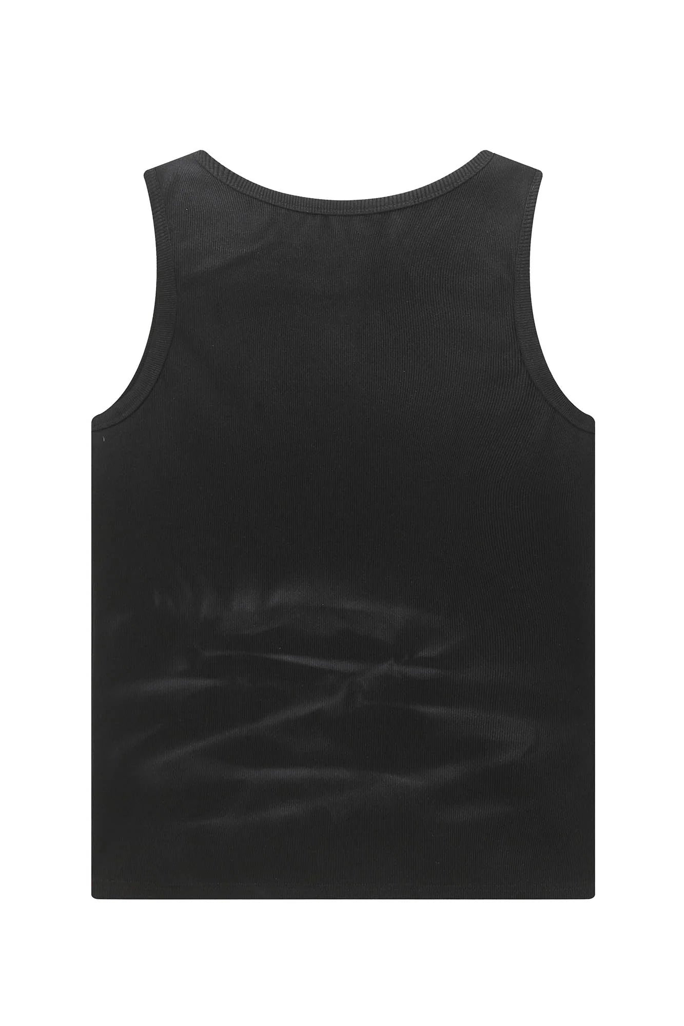 CLP Distressed Ribbed Tank Top