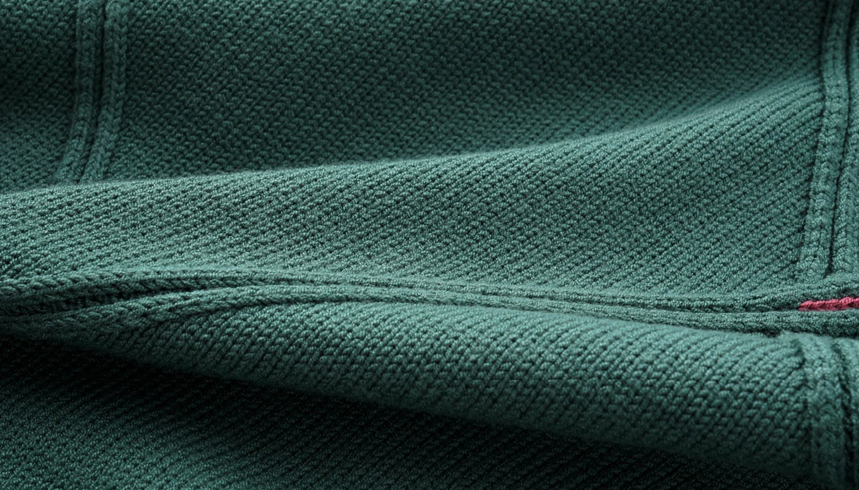 ALVNG AR ANTS Geometric Stitch Zip-Up Sweater
