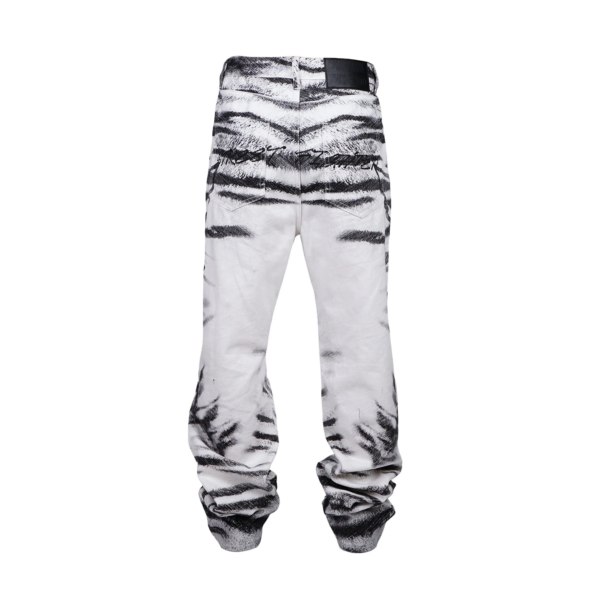 VINKID Tiger Camo Peace Dove Straight-Leg Pants