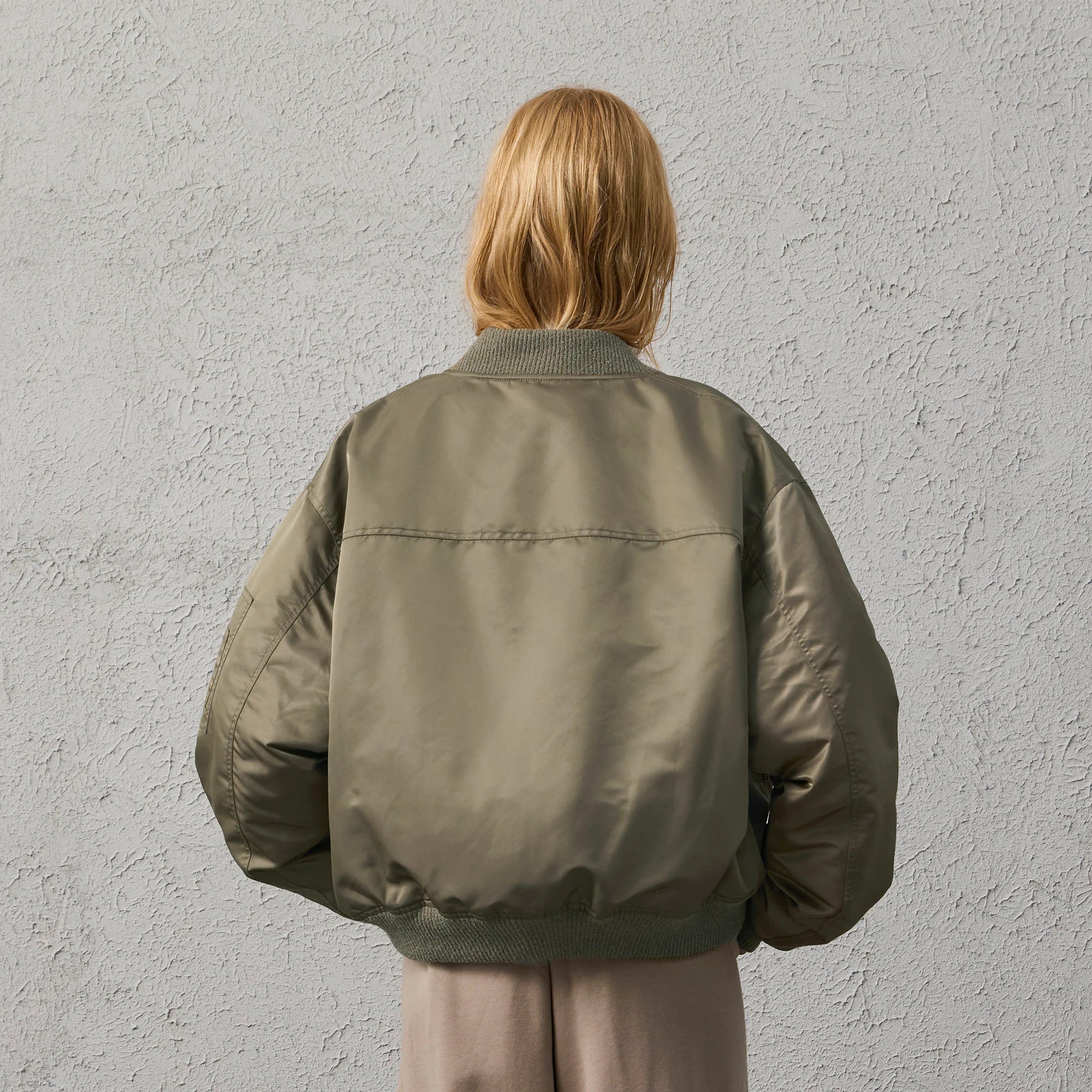 ORGANIC EMOTION Water-Repellent MA-1 Bomber Jacket