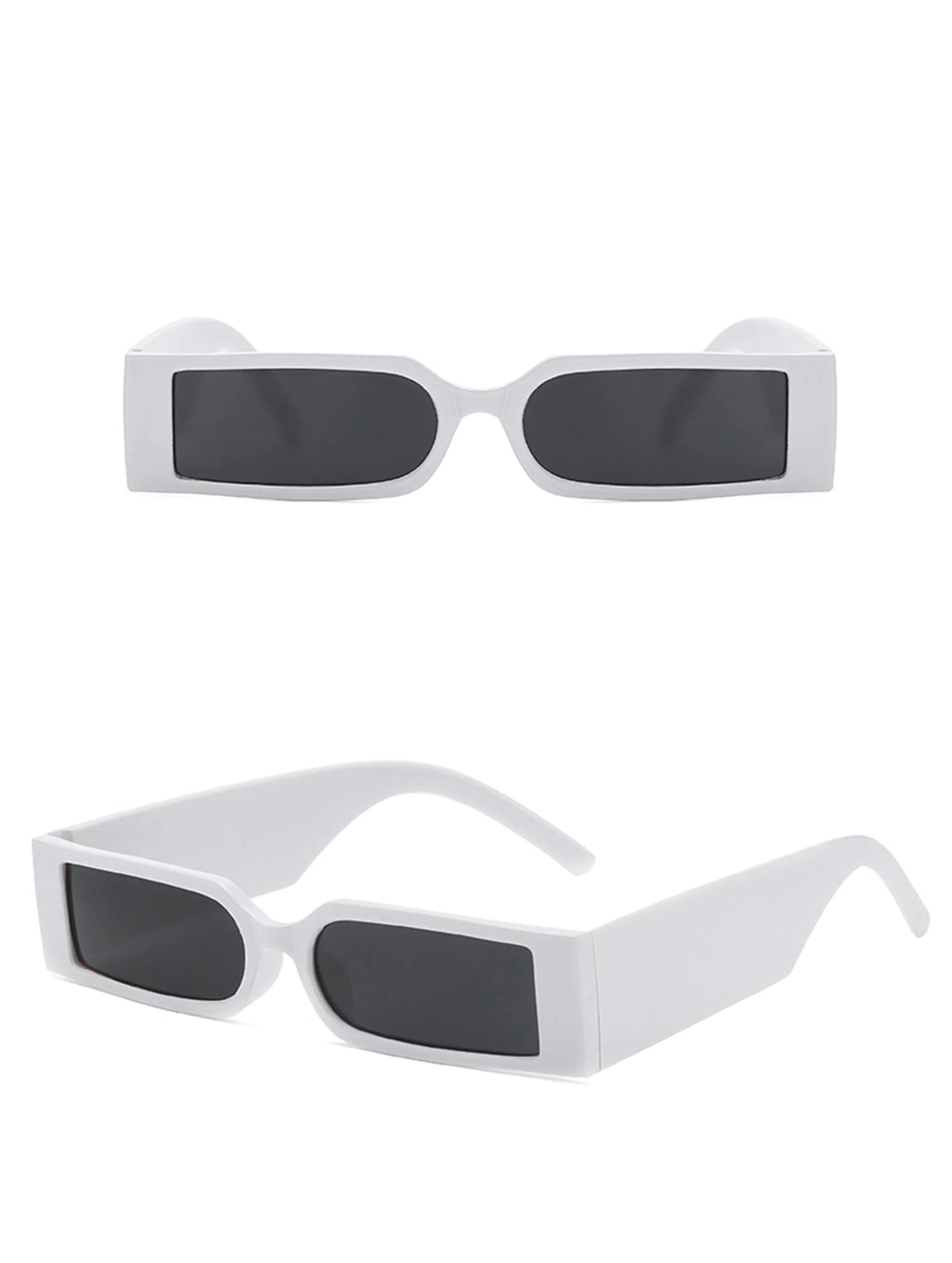 DAMAGE ASIA OPTICALS Square Frame Thick Temple Sunglasses