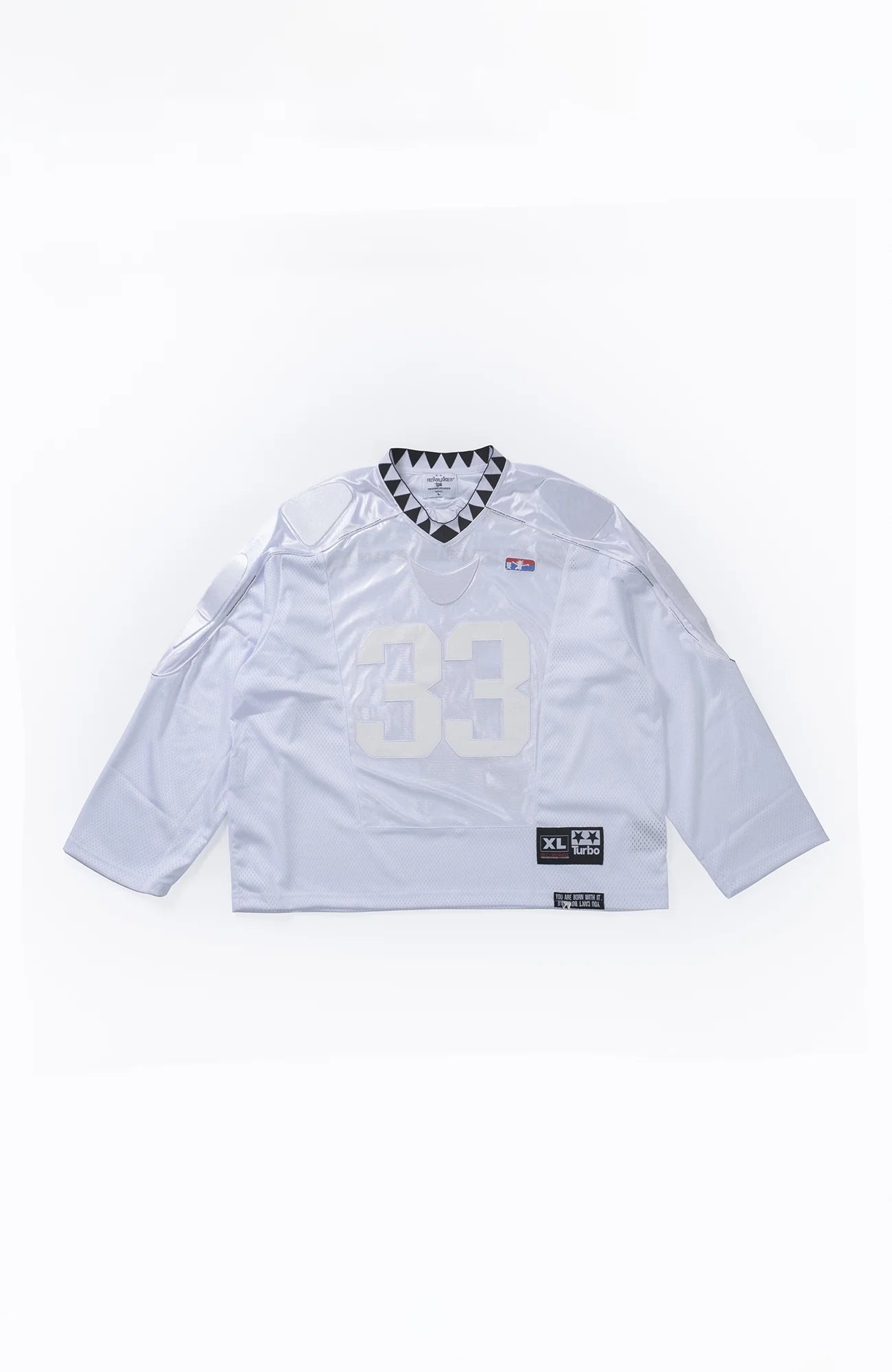 FVVO Padded Shoulder V-Neck Jersey