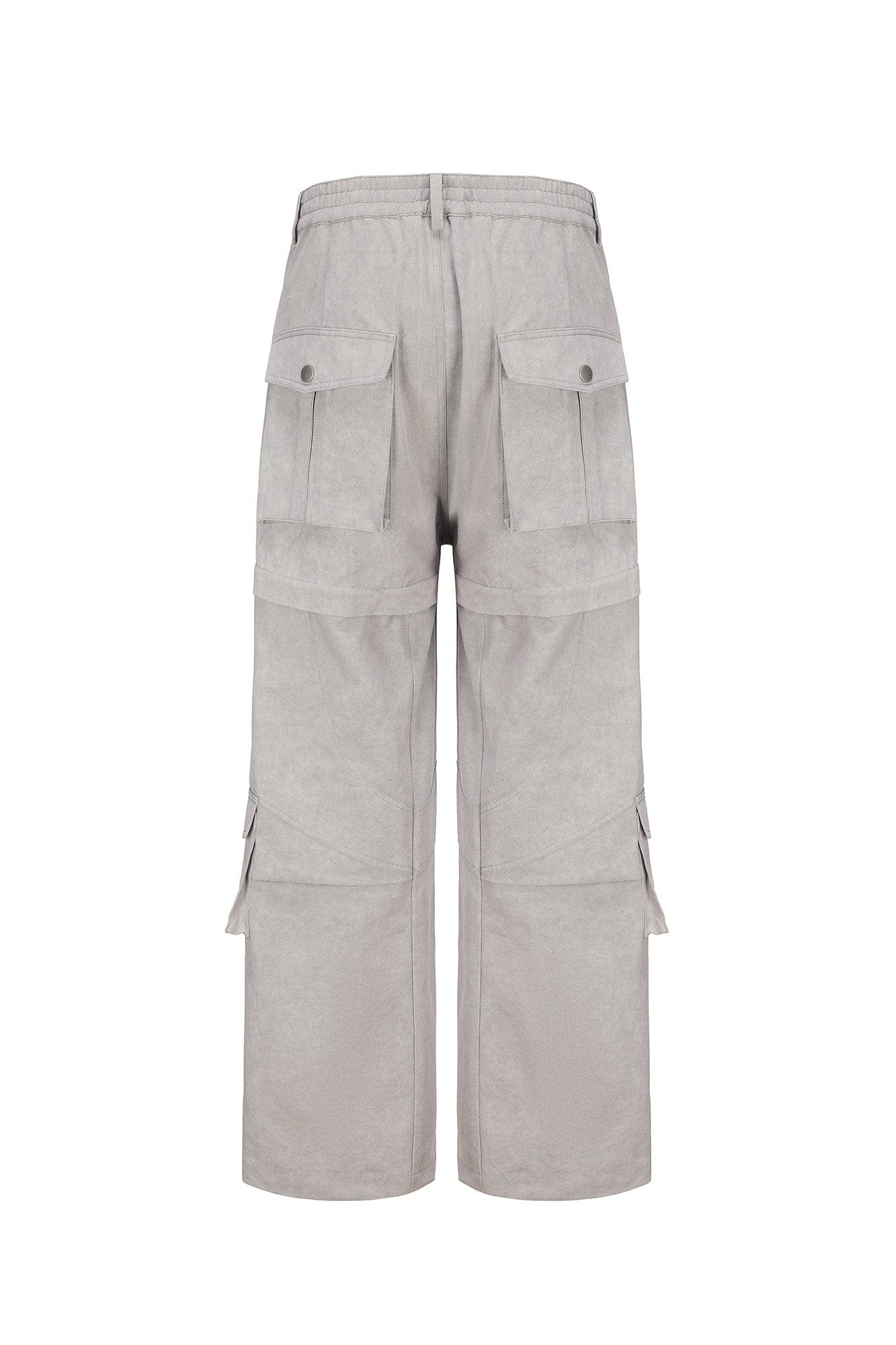 VANN VALRENCE Detachable Washed Multi-Pocket Cargo Pants
