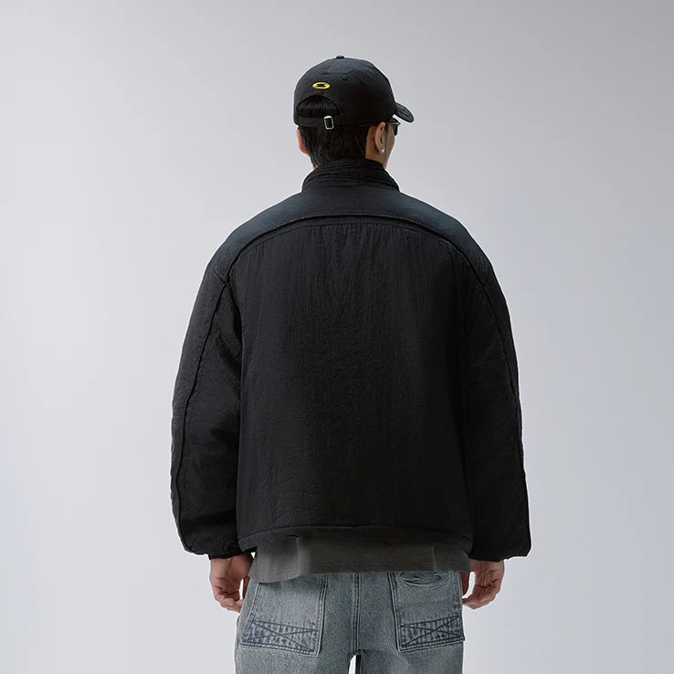F2CE Structured Panel Stand-Collar Puffer