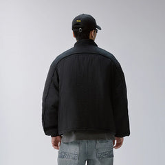 F2CE Structured Panel Stand-Collar Puffer