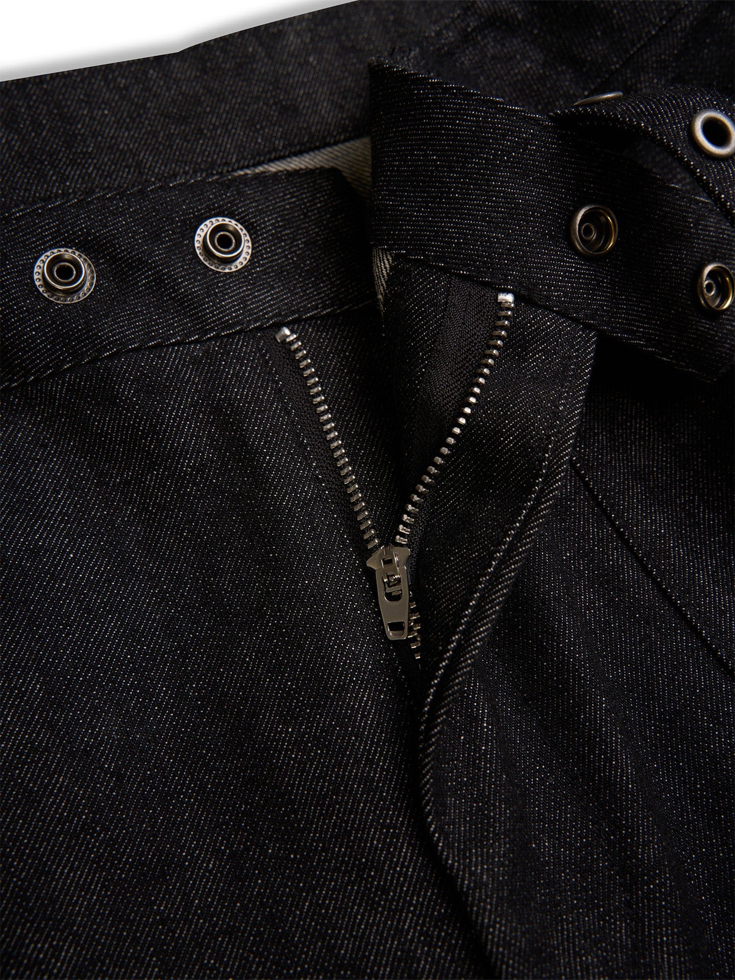 FLYERRER Abstract Graphic Flared Raw Jeans