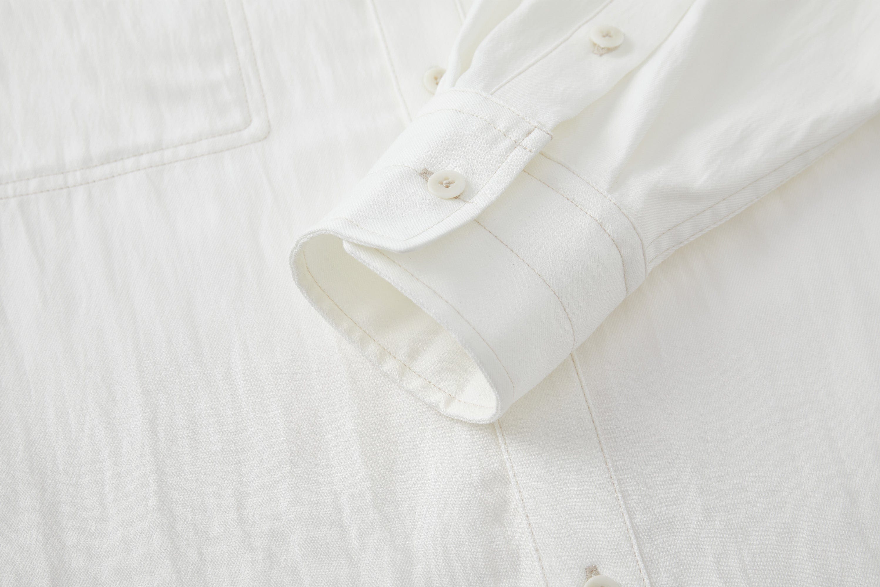OPICLOTH Minimal Stitch Tencel-Blend Shirt