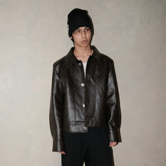 IN EXISTENCE Essential Paneled PU Jacket