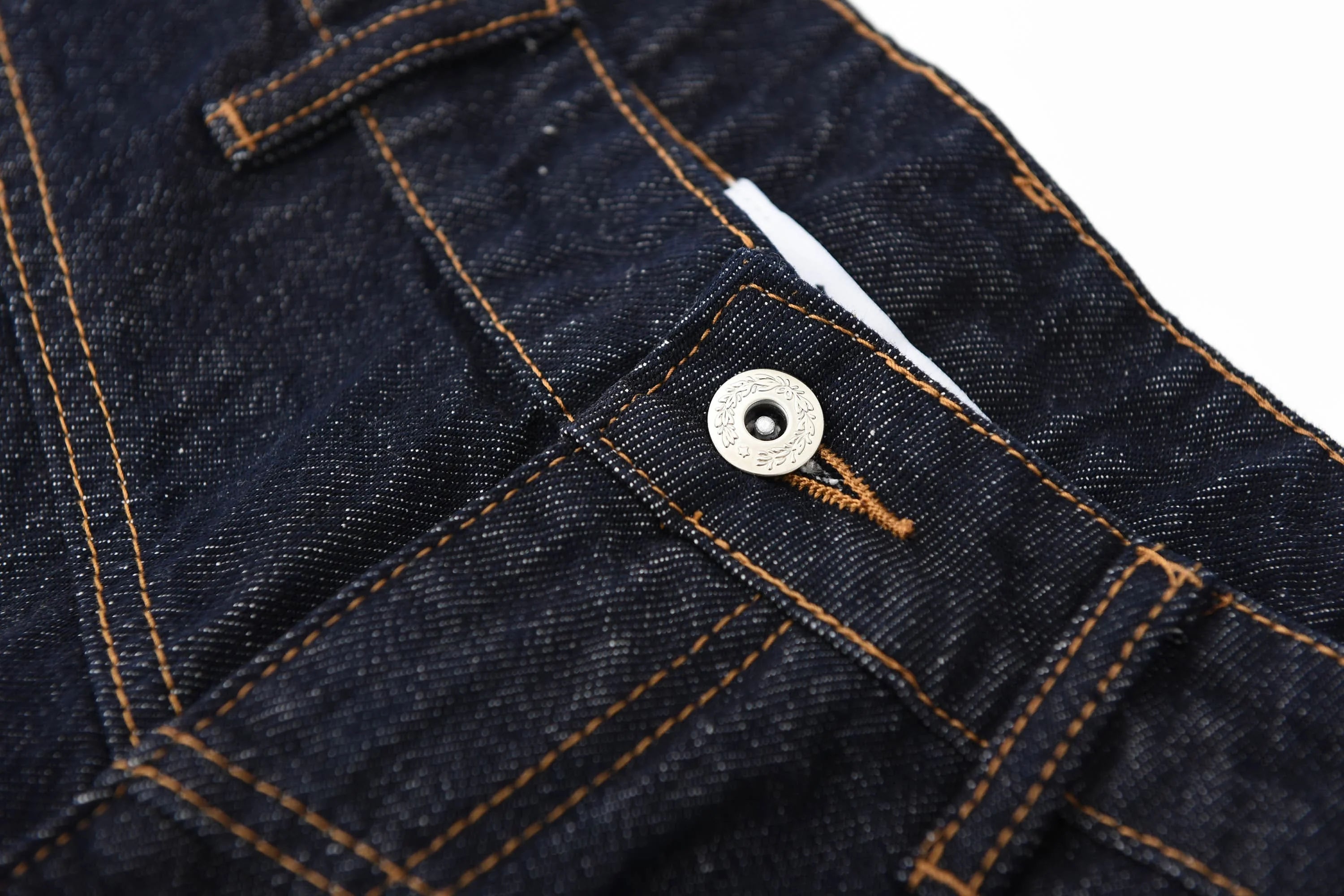 KREATE Reversed Fold-Over Wide-Leg Jeans