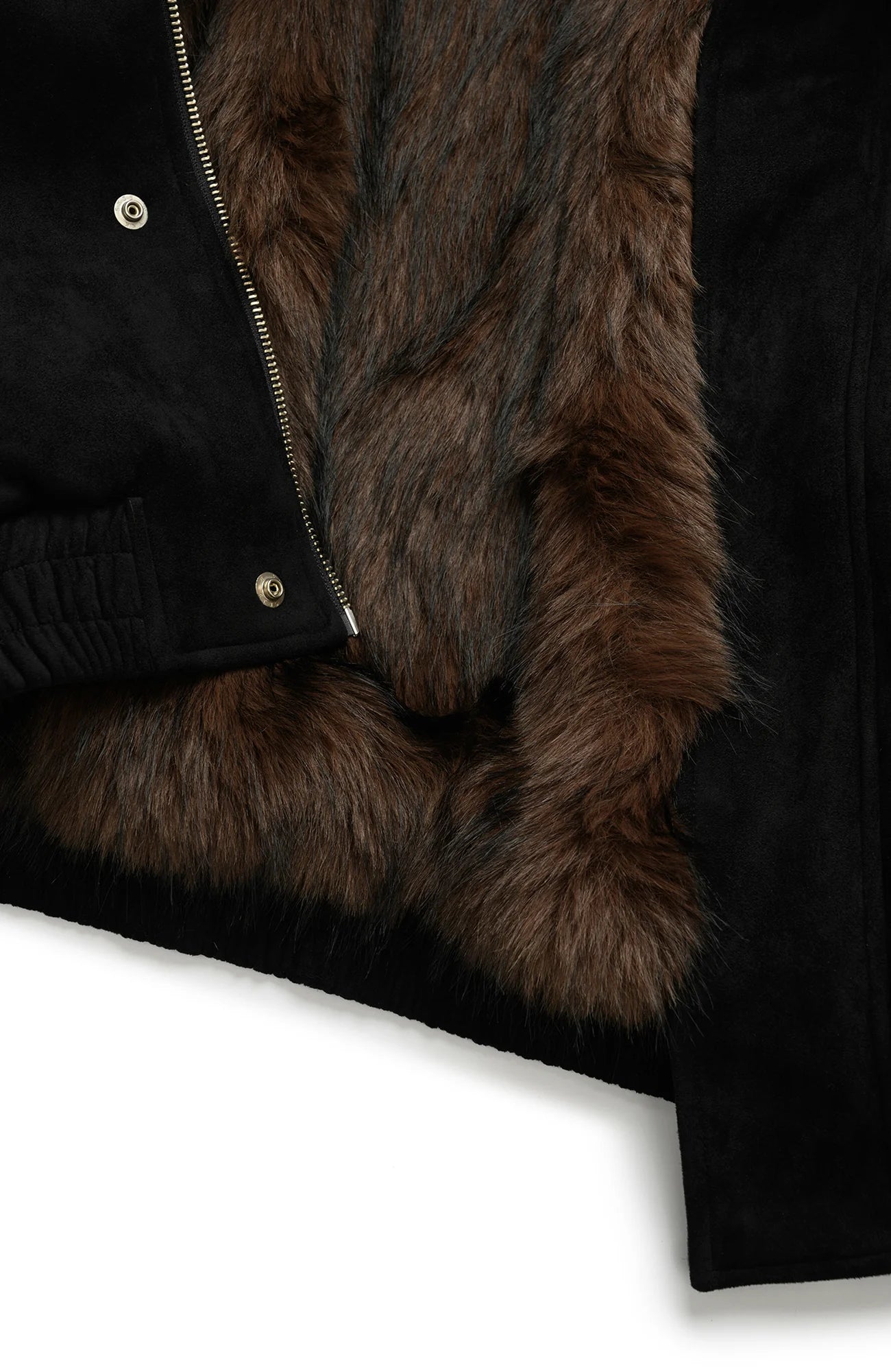OKAYTHXBYE Faux Fur-Lined Utility Bomber