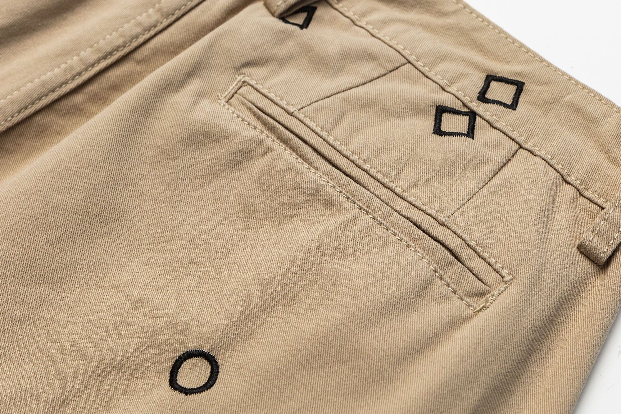 ME DA IGUAL Geometric Embroidered Oversized Tapered Pants