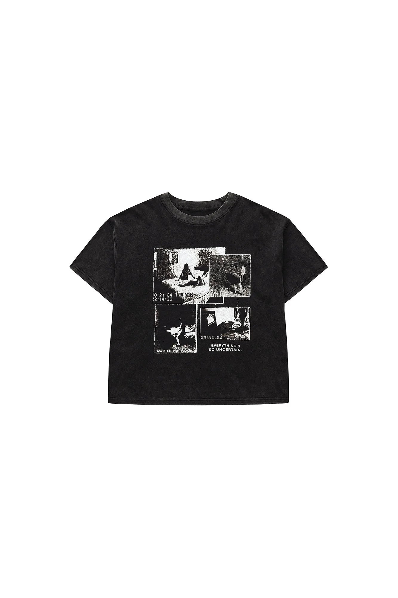LUUUCAM Bedroom Surveillance Graphic Washed T-Shirt