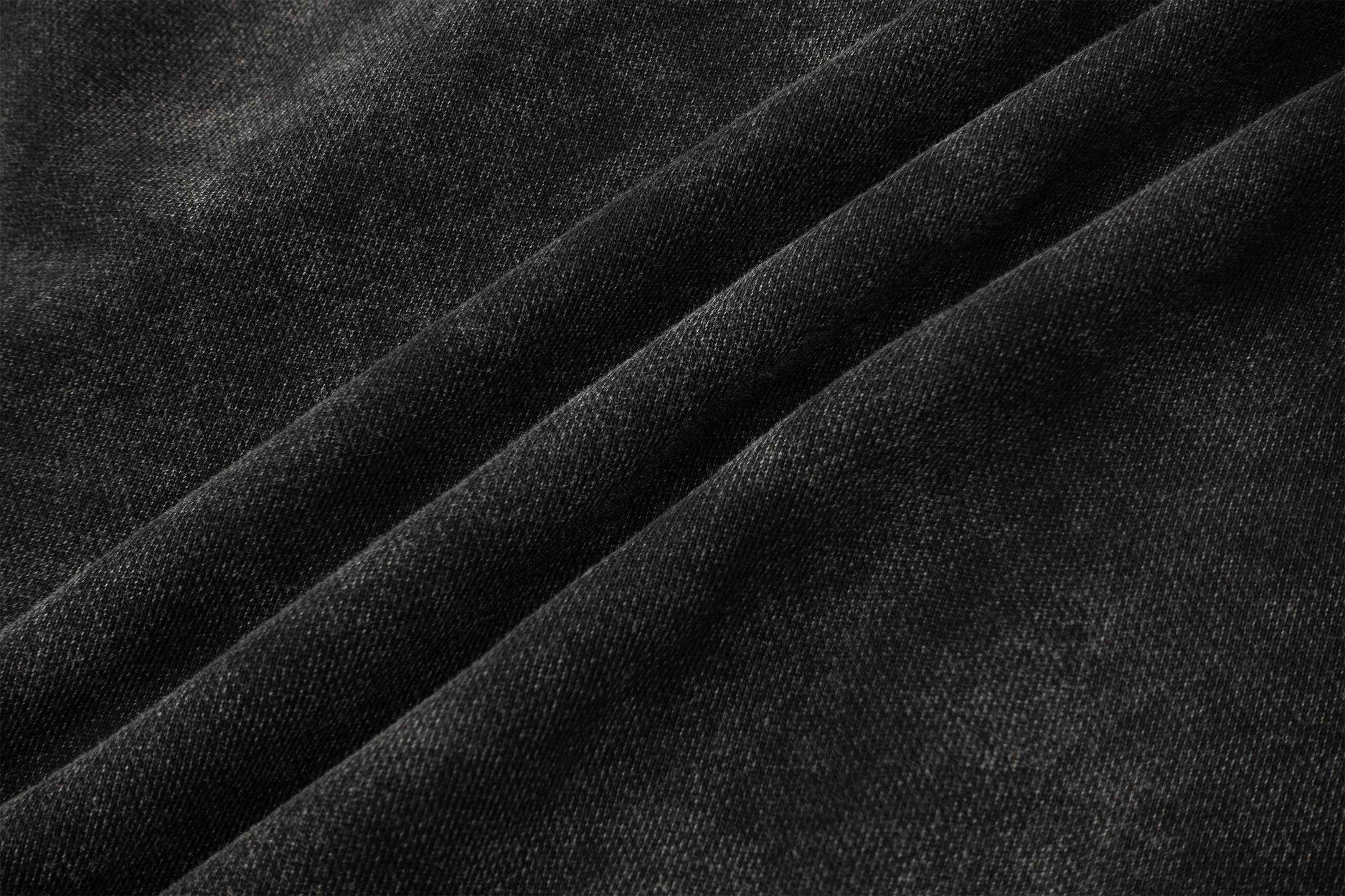 IN EXISTENCE Reversible Washed Spliced Hooded Jacket