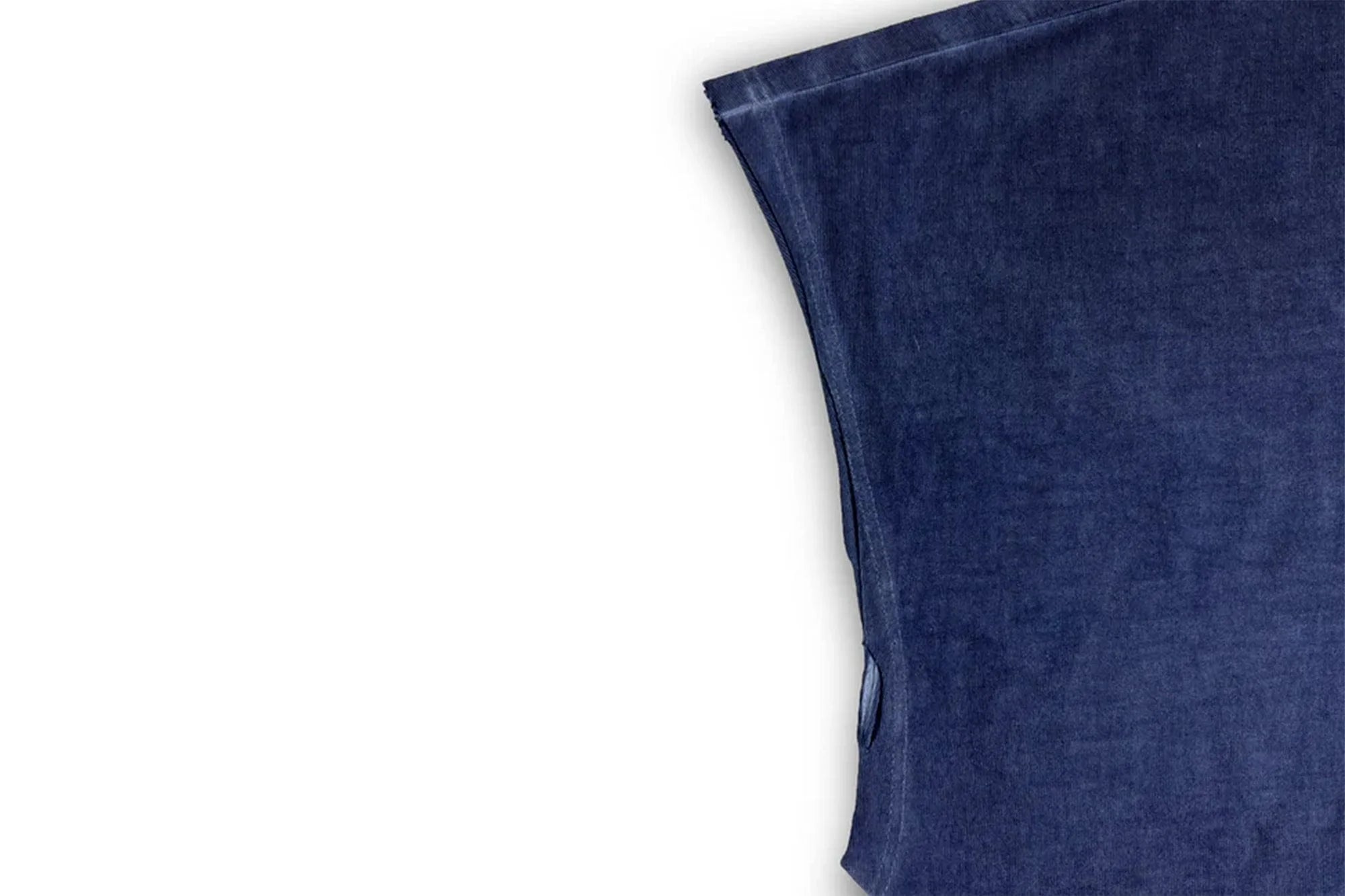 TECNINEGROUP Distressed Blue-Dyed Graphic T-Shirt