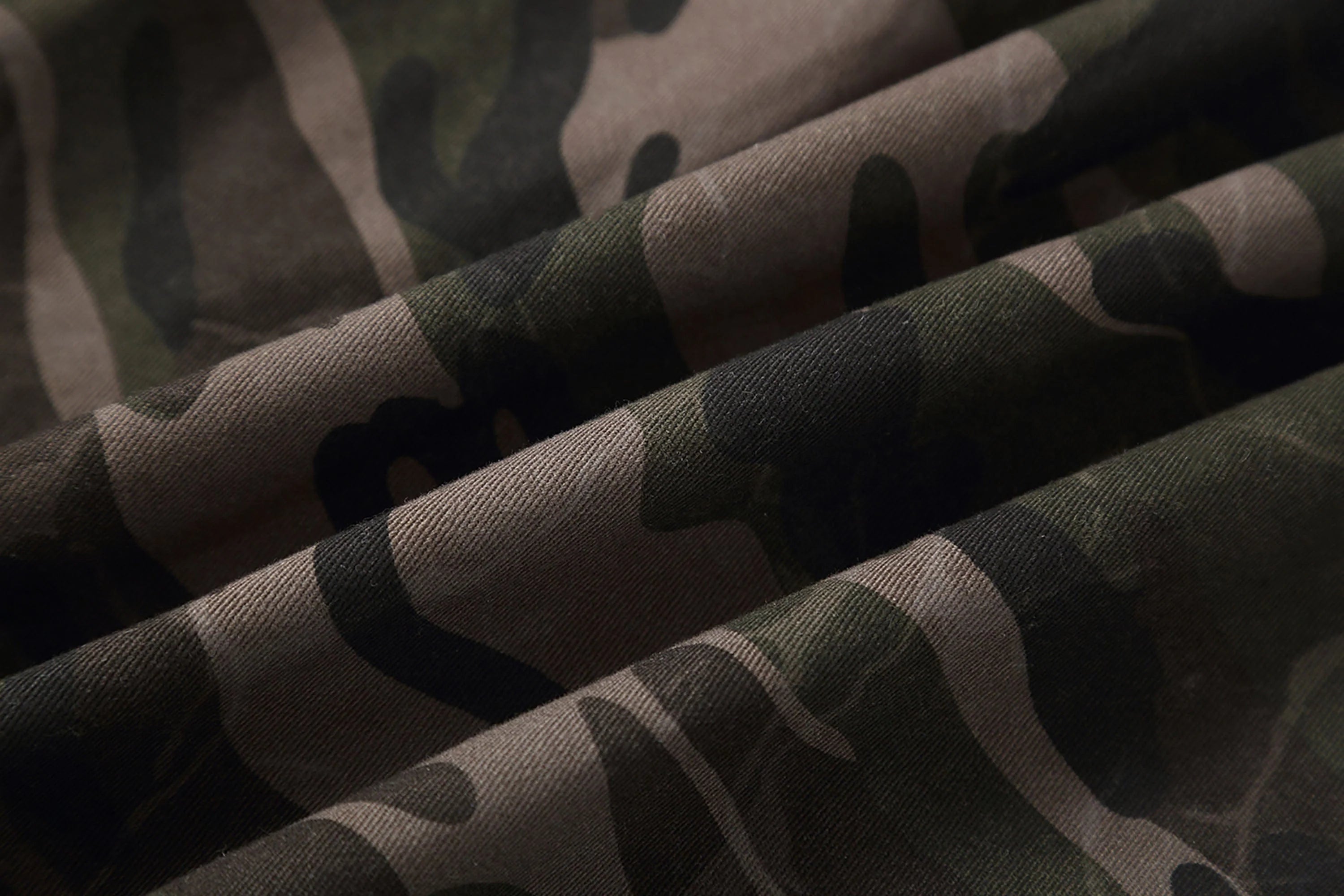 CLP Camo Ripped Straight-Leg Jeans
