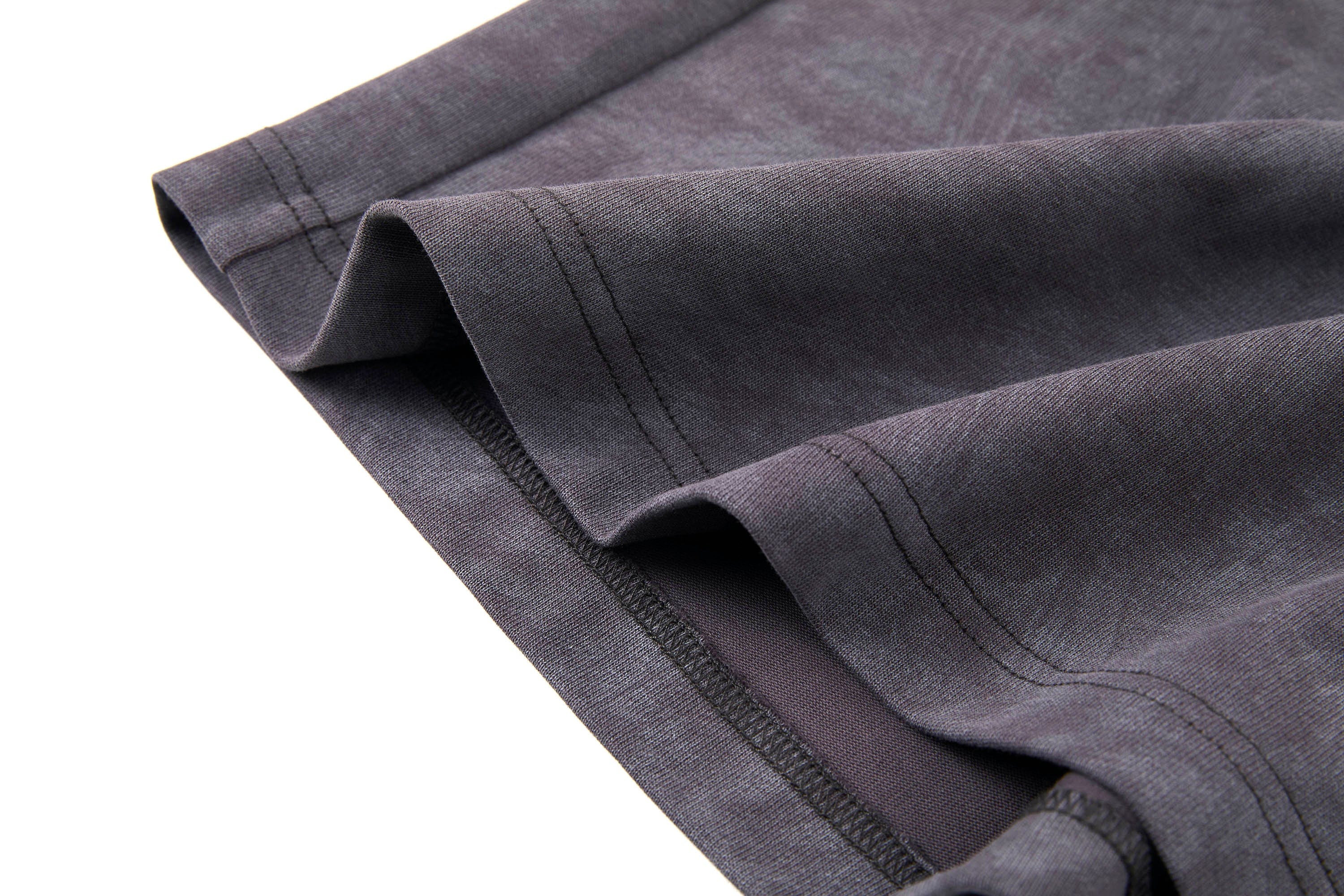 ORGANIC EMOTION Scratch Spliced Washed T-Shirt
