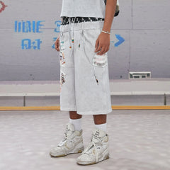 DND4DES Keychain Double-Waist Graphics Shorts