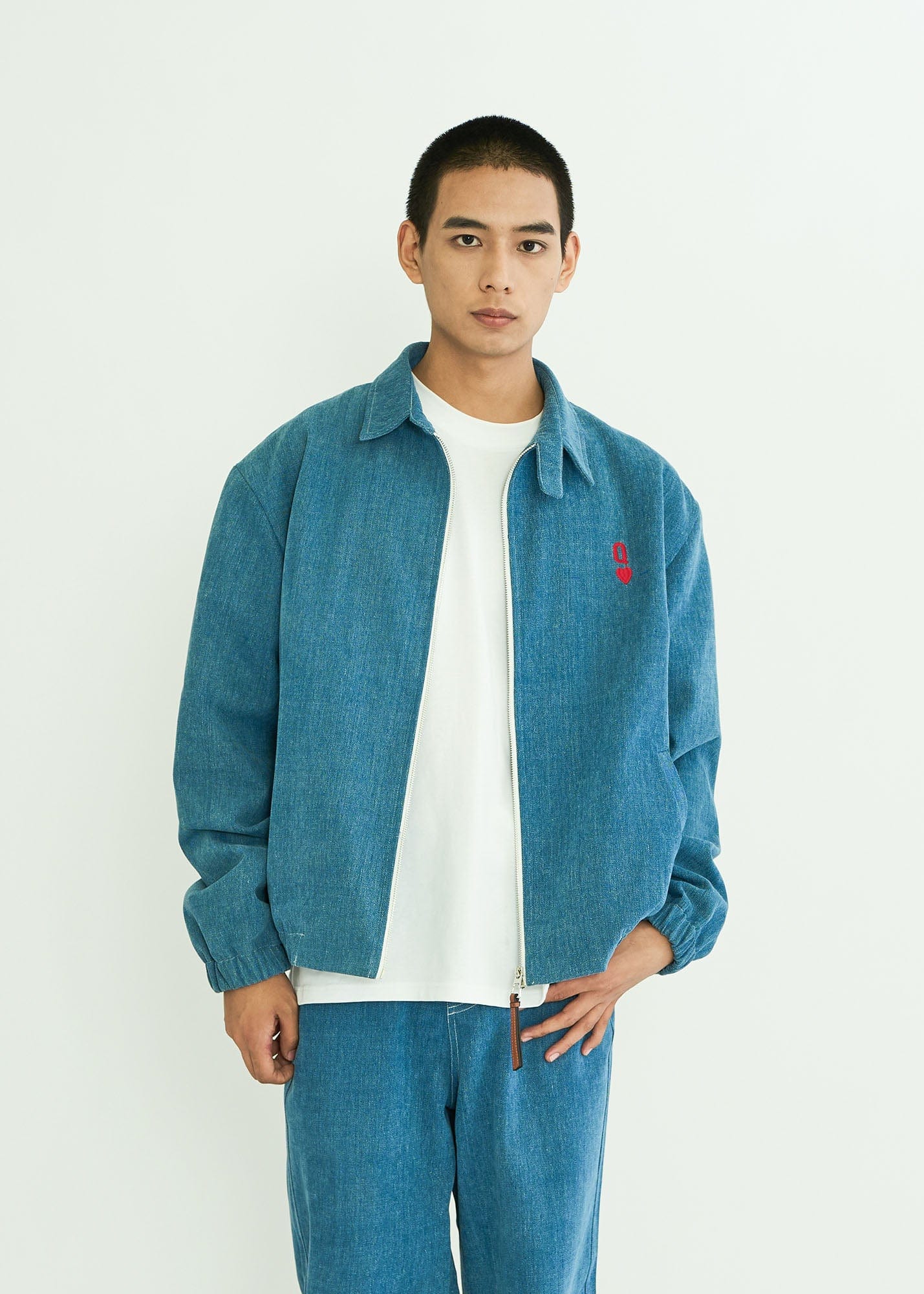 WIID Queen of Hearts Embroidered Denim Jacket