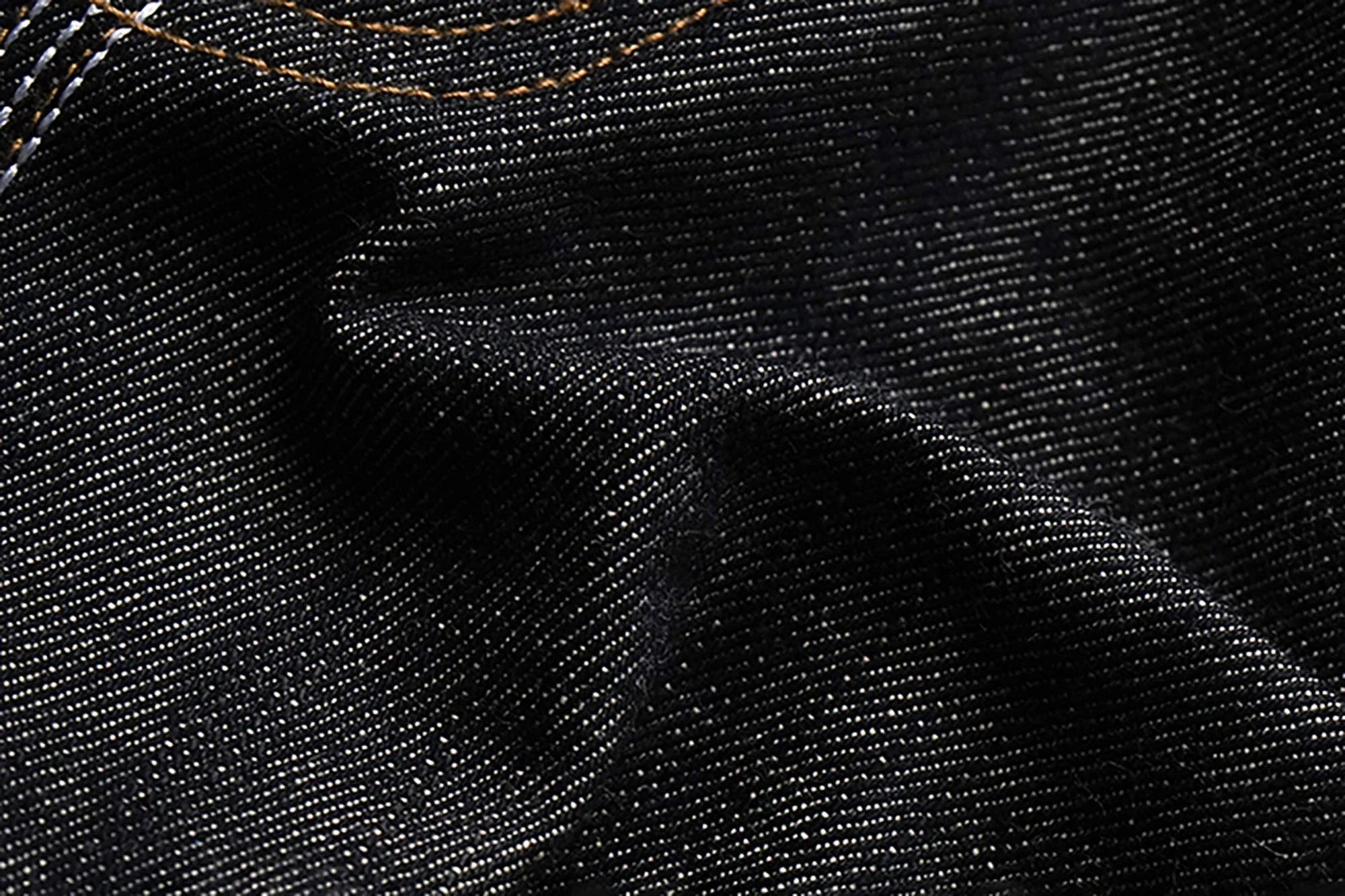 VINKID Embroidered Dove Stitched Selvedge Jeans