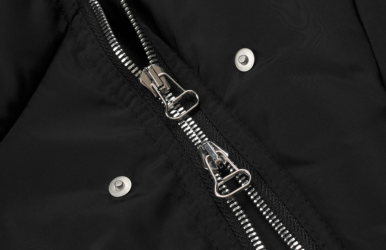 7440 37 1 Asymmetrical Zip High Neck Jacket