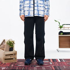 OVERLAPS Striped Panel Track Pants
