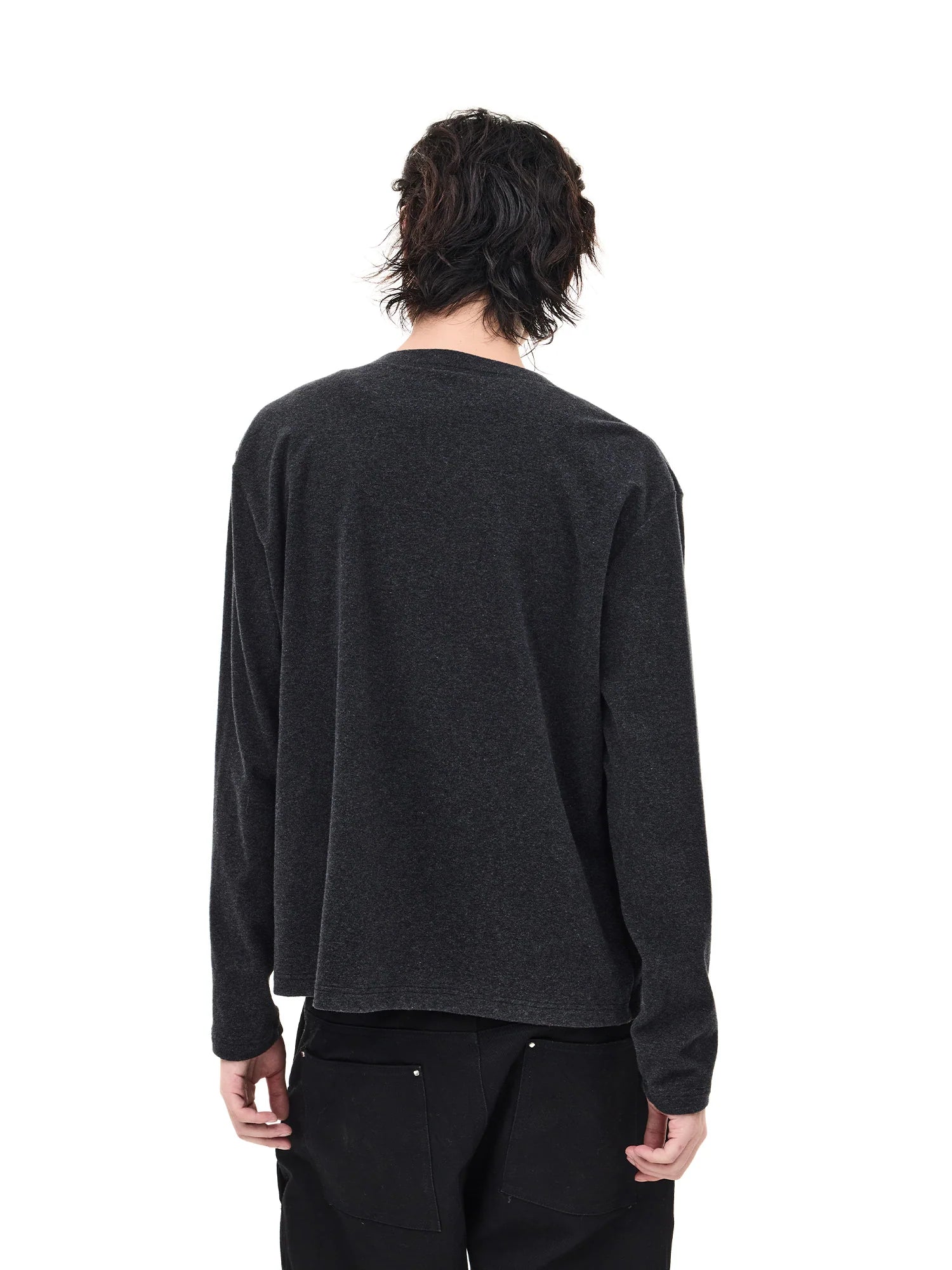 WHISTLEHUNTER Monogram Pin Wool-Blend Snap Cardigan