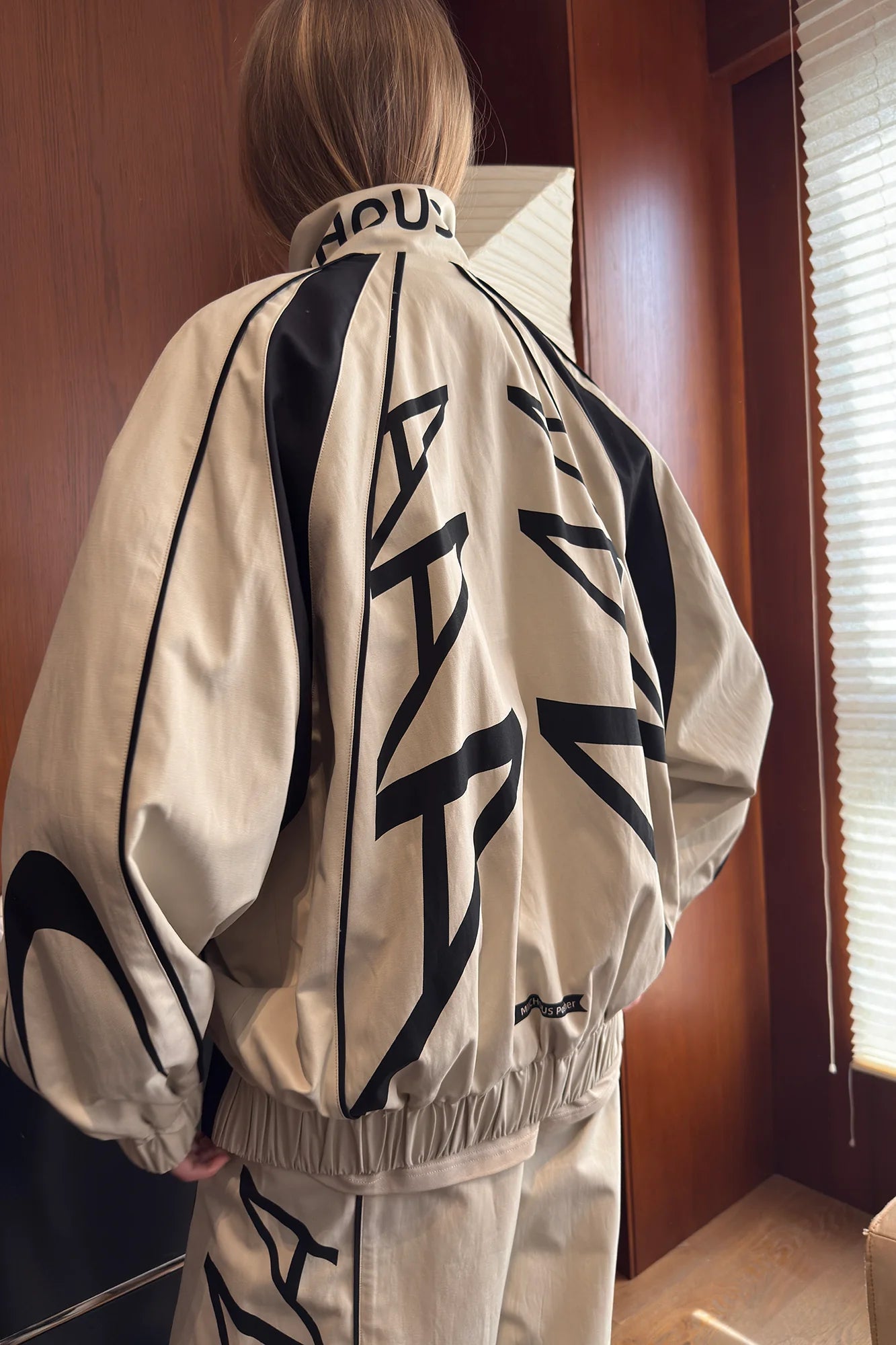 MIICHOUS Contrast Panel 3A Graphic Jacket