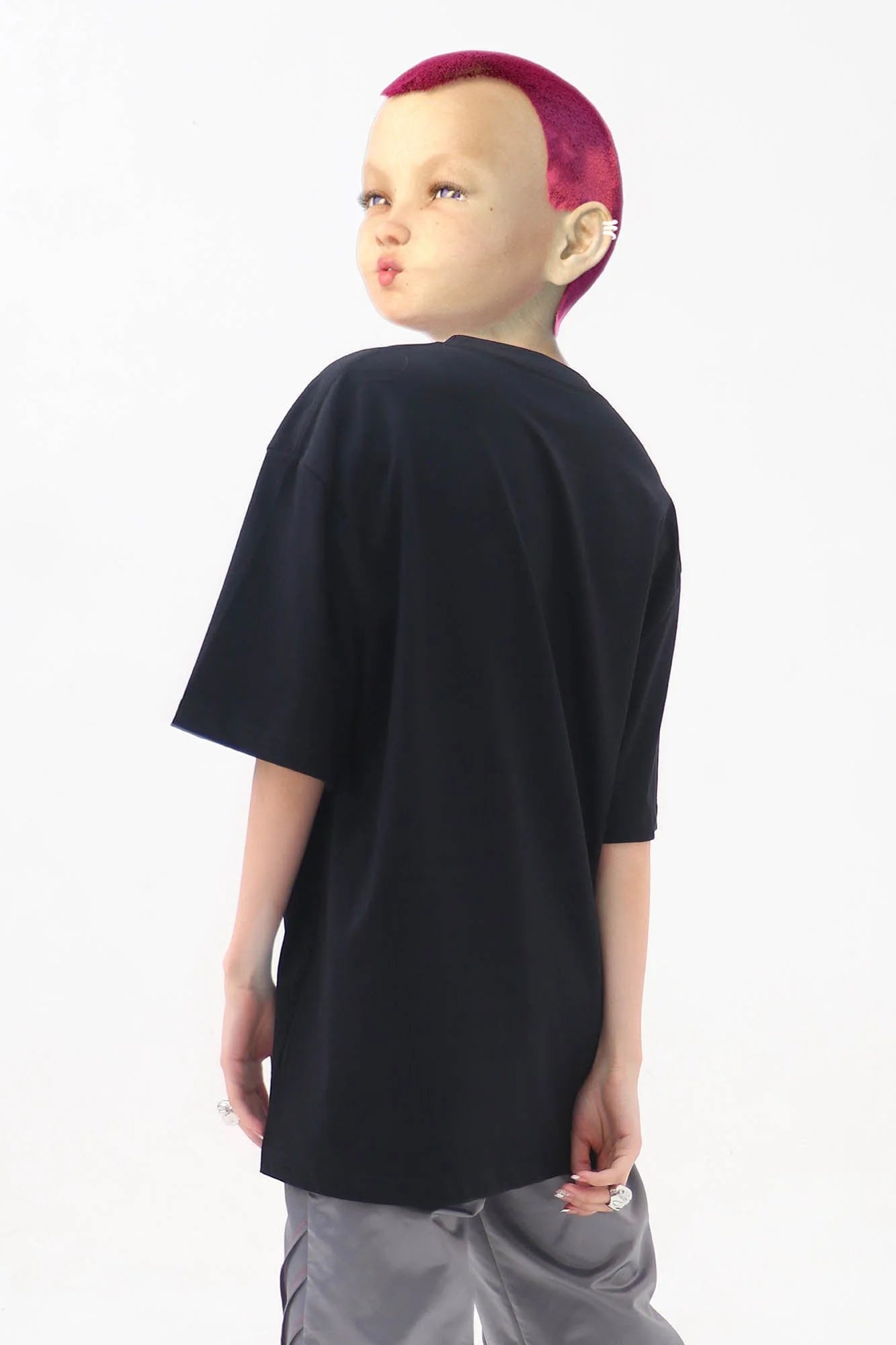 EMBRYO The Face Graphic T-Shirt Black