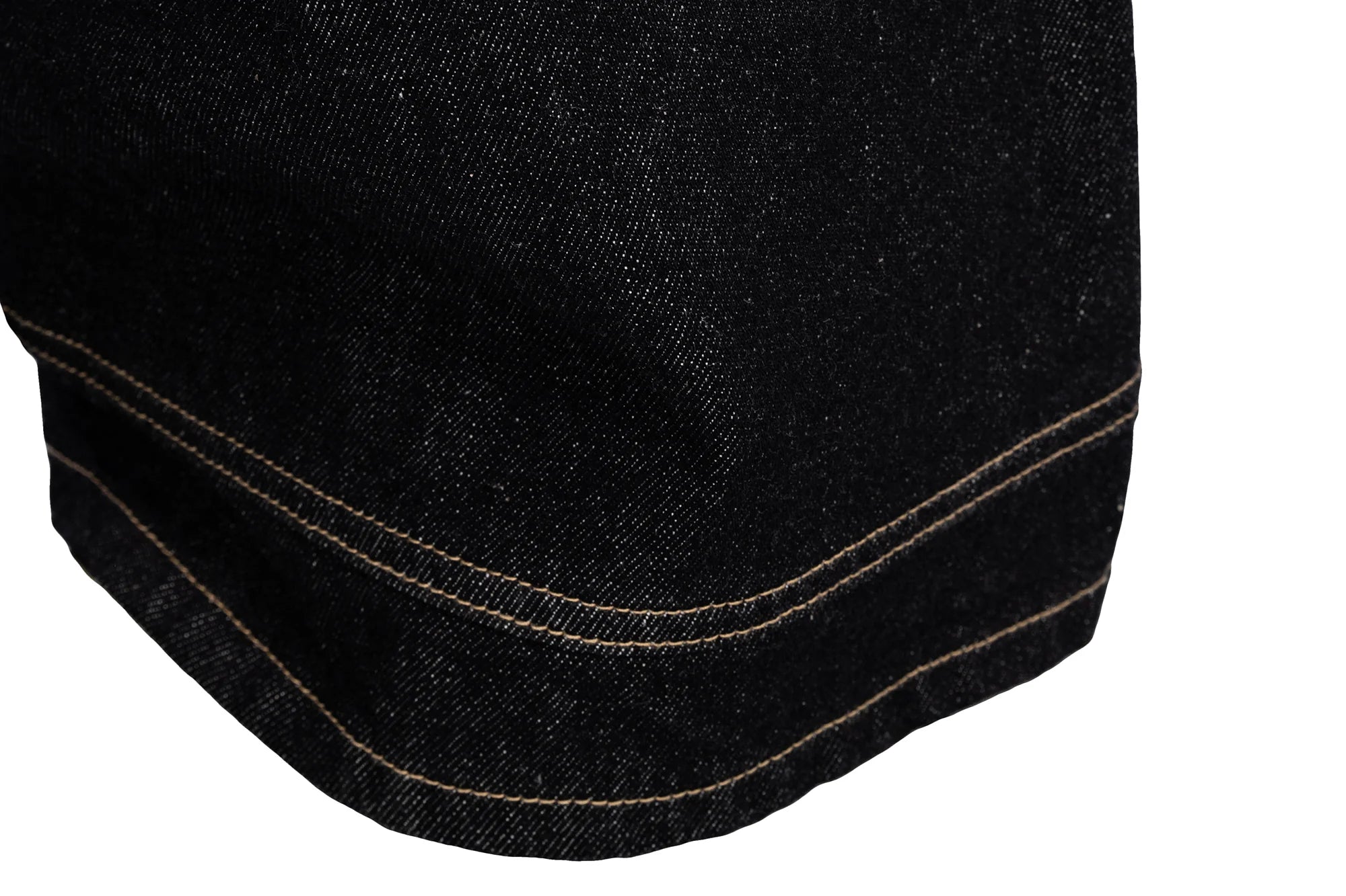 CATSSTAC Contrast Stitch Paneled Raw Jeans