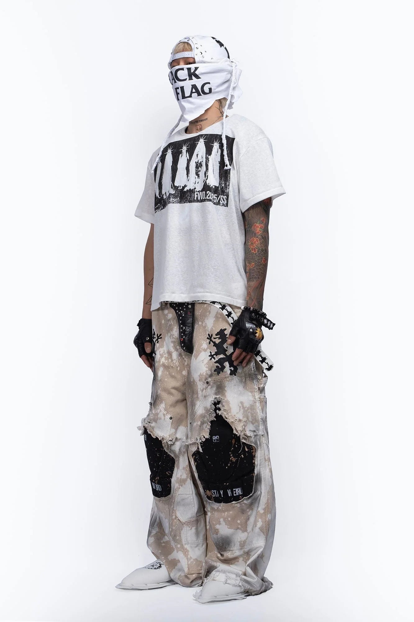 FVVO Stay Weird Graphic Punk T-Shirt