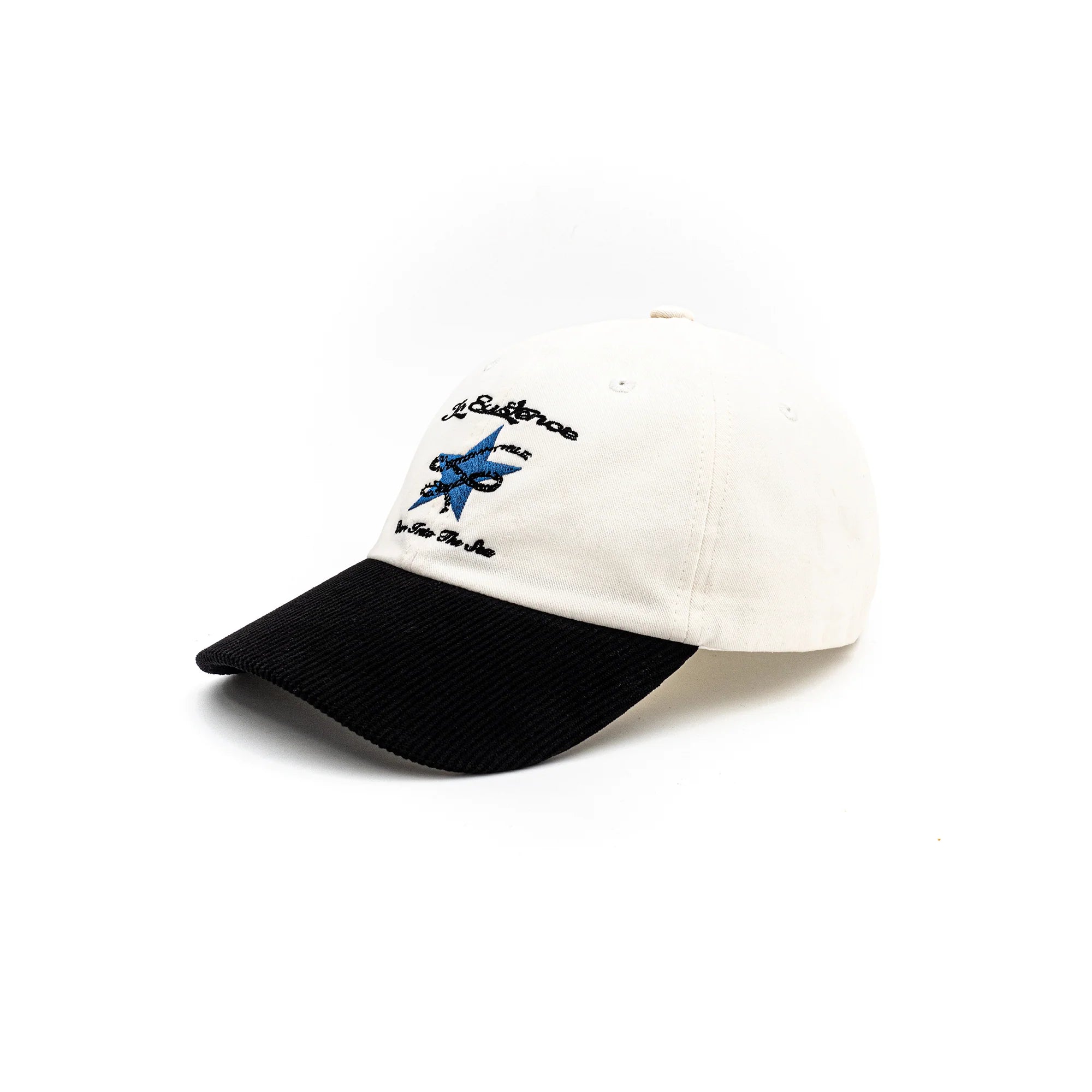 IN EXISTENCE Embroidered Star Corduroy-Brim Baseball Cap