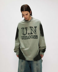 OVDY Unloose Ink Gradient Long-Sleeve Tee