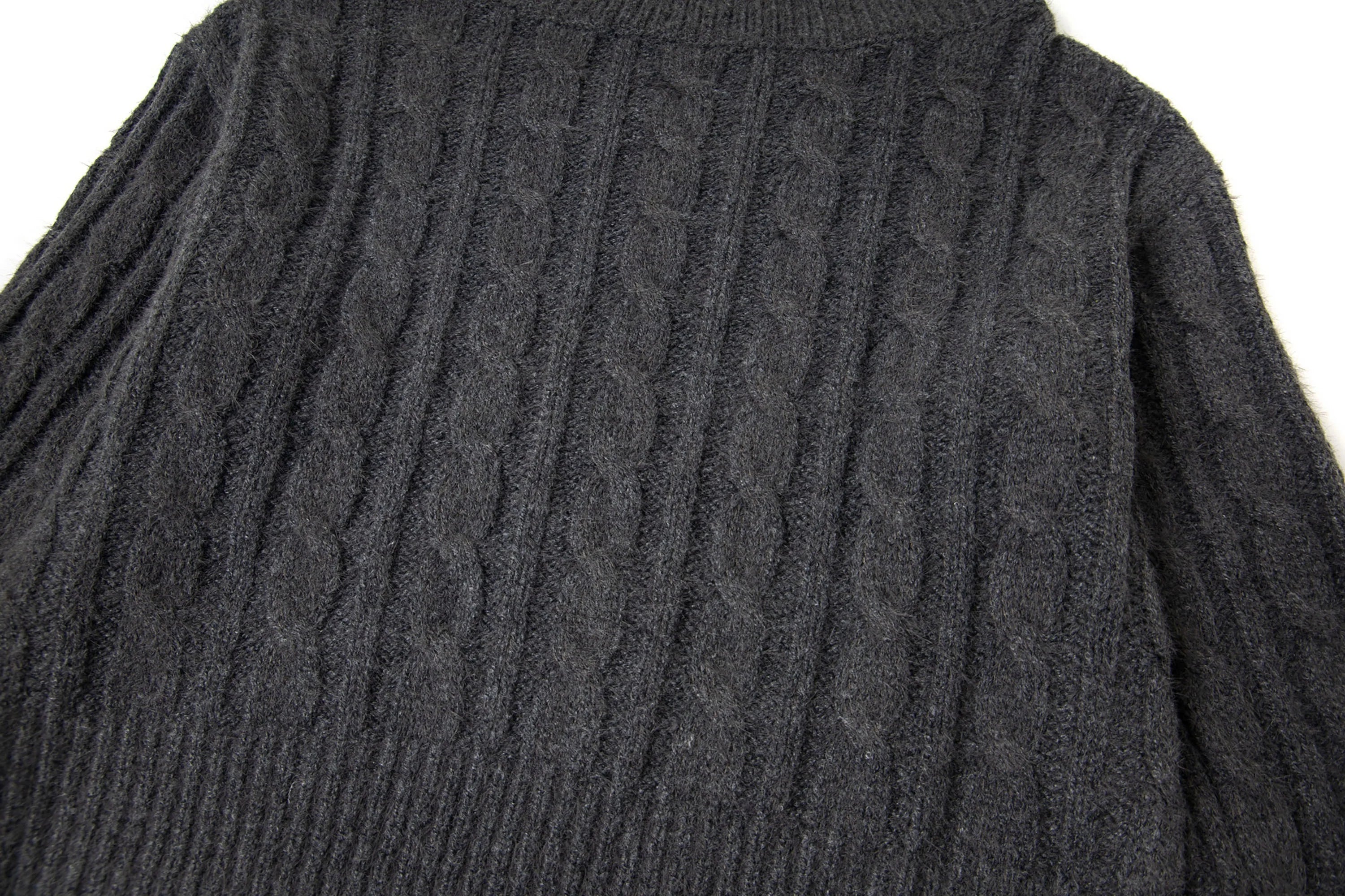 CLP Detachable Capelet Collar Layered Sweater