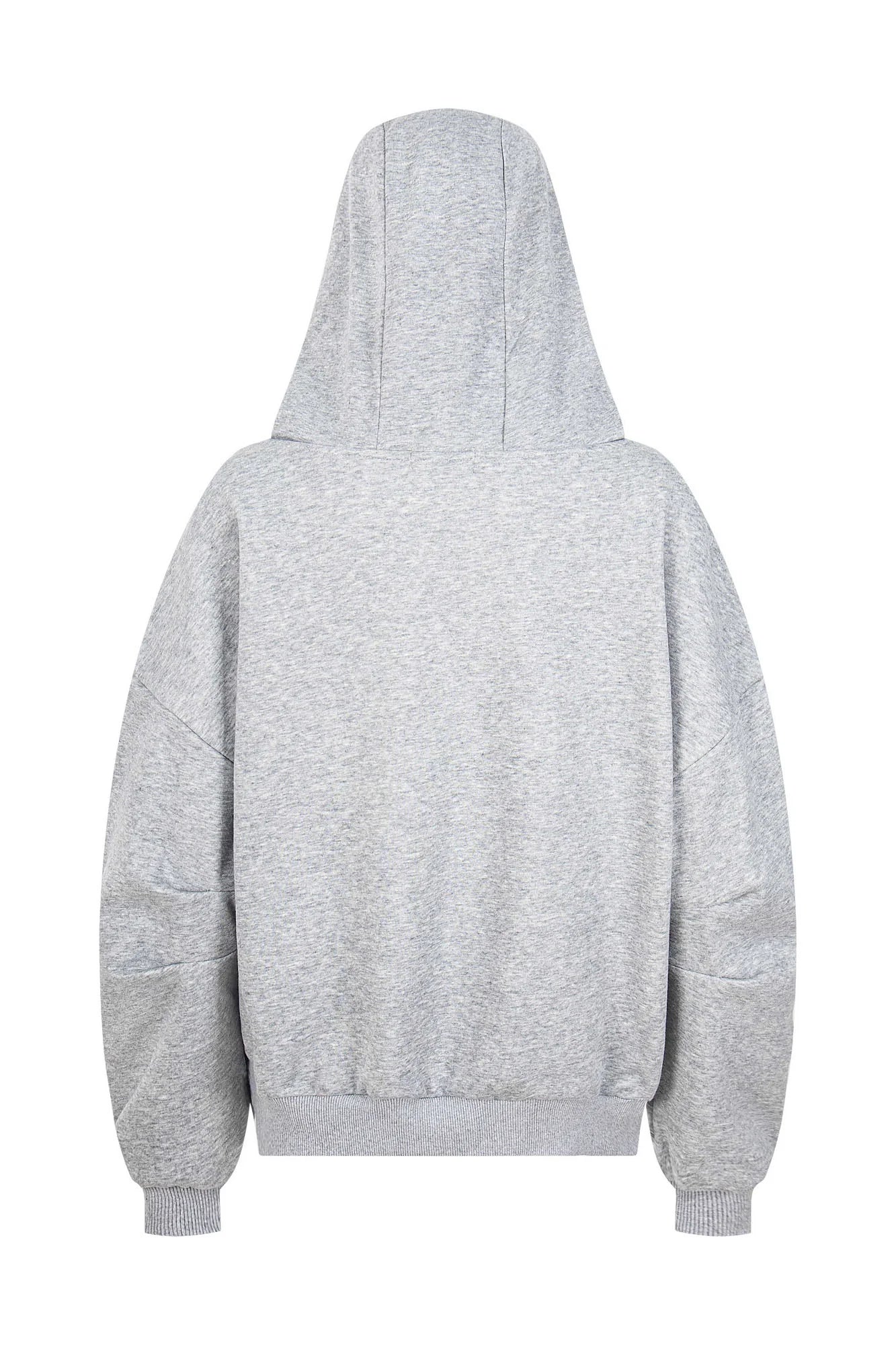 CLP Oversized Cowl-Hood Pearl-Stud Hoodie