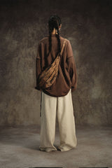 GONGHE REPUB Tie-Dyed Strap Croissant Shoulder Bag