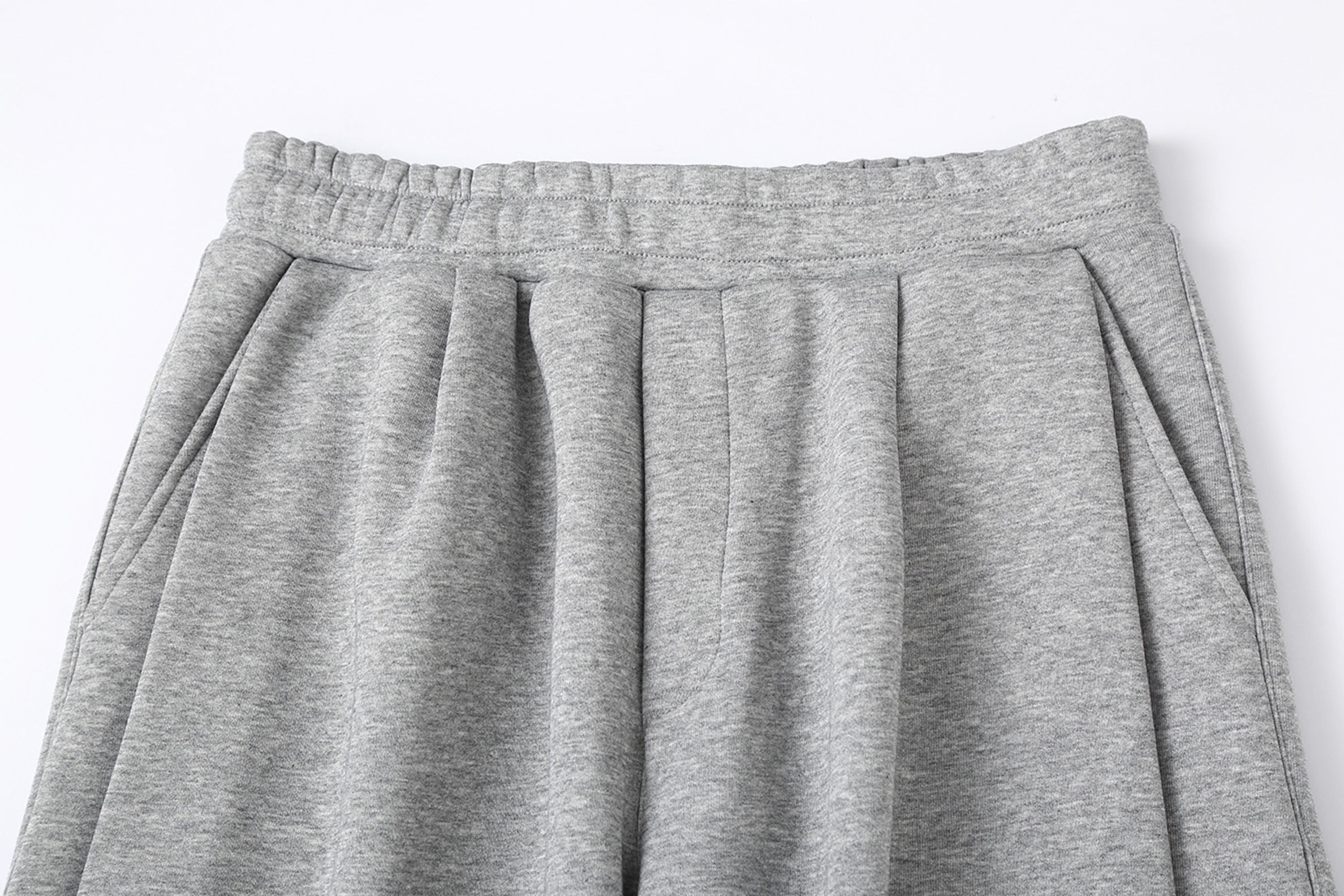 CLP Pleated Wide-Leg Sweatpants