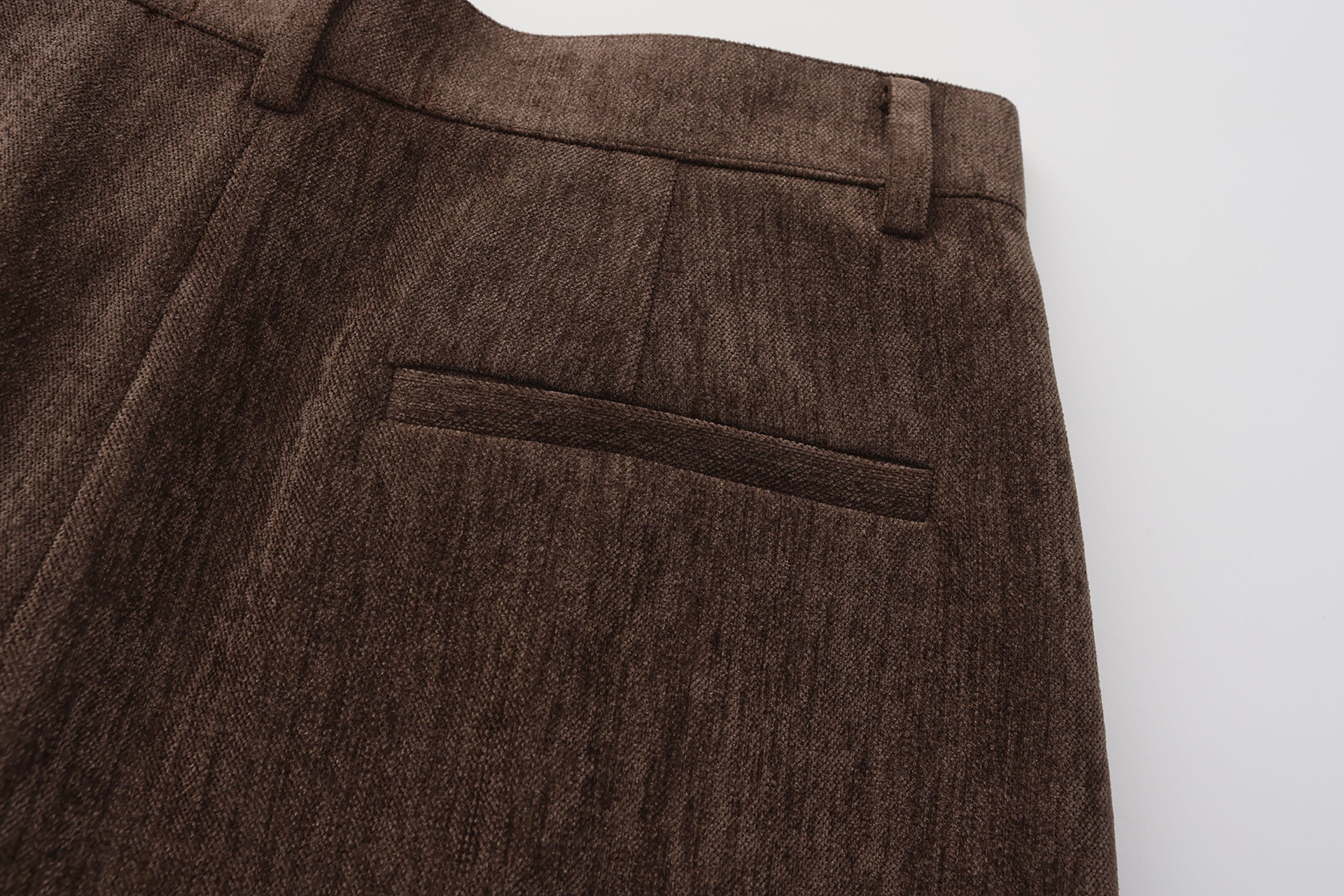 ORAL UTOPIA Pleated Oversized Tapered Pants