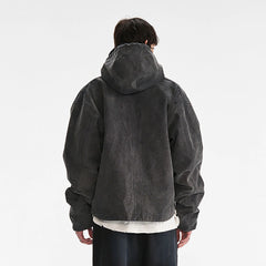 PMW Distressed Oversized Puffer Jacket