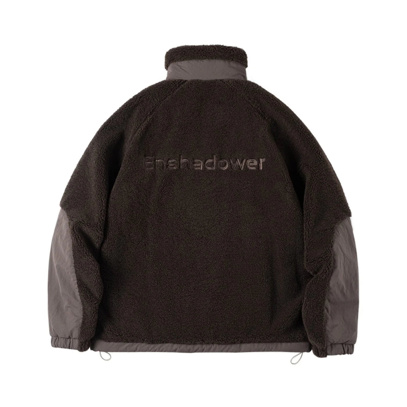 ENSHADOWER Spliced High-Collar Fleece Jacket