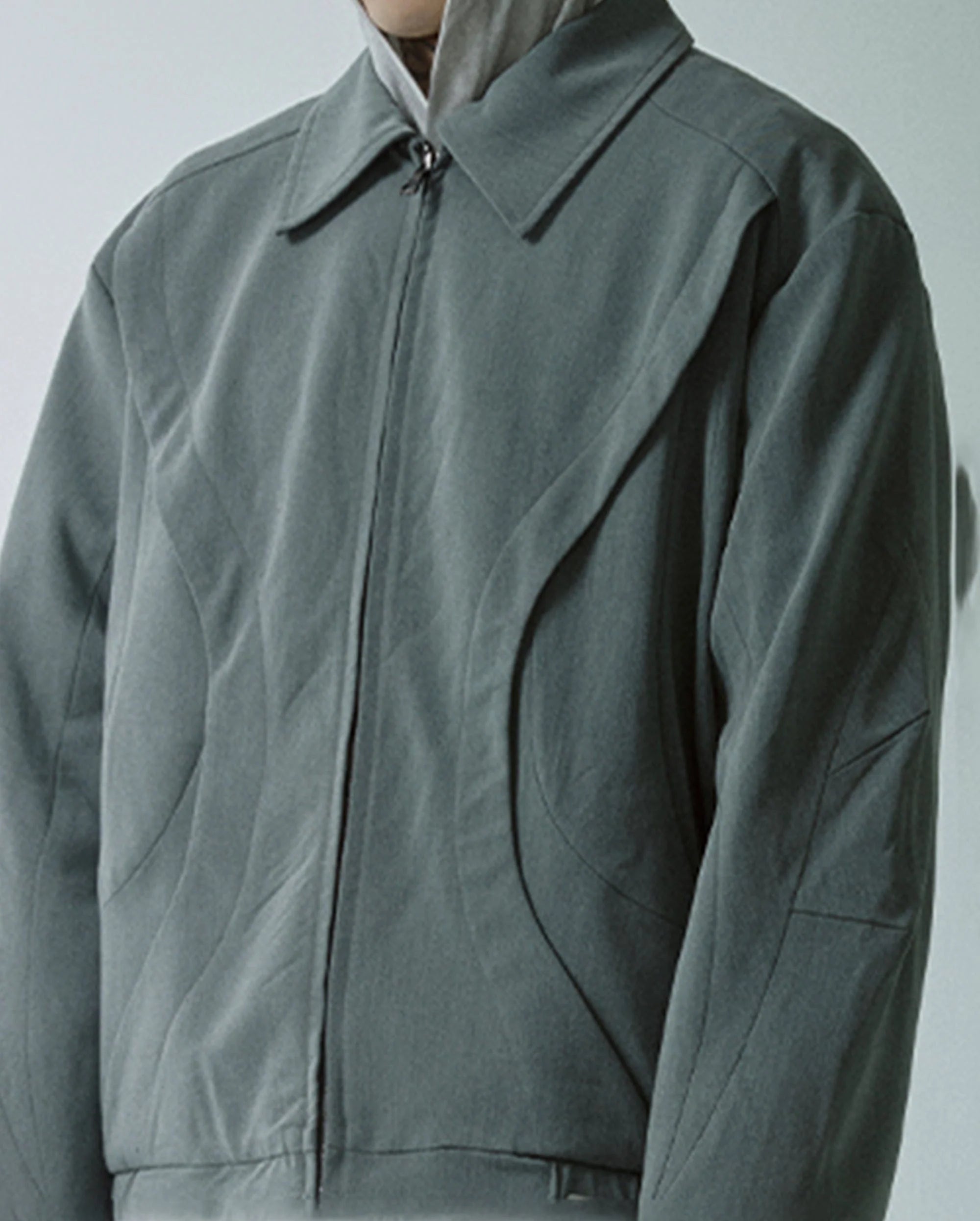 F2CE Deconstructed Layered Zip-Up Jacket