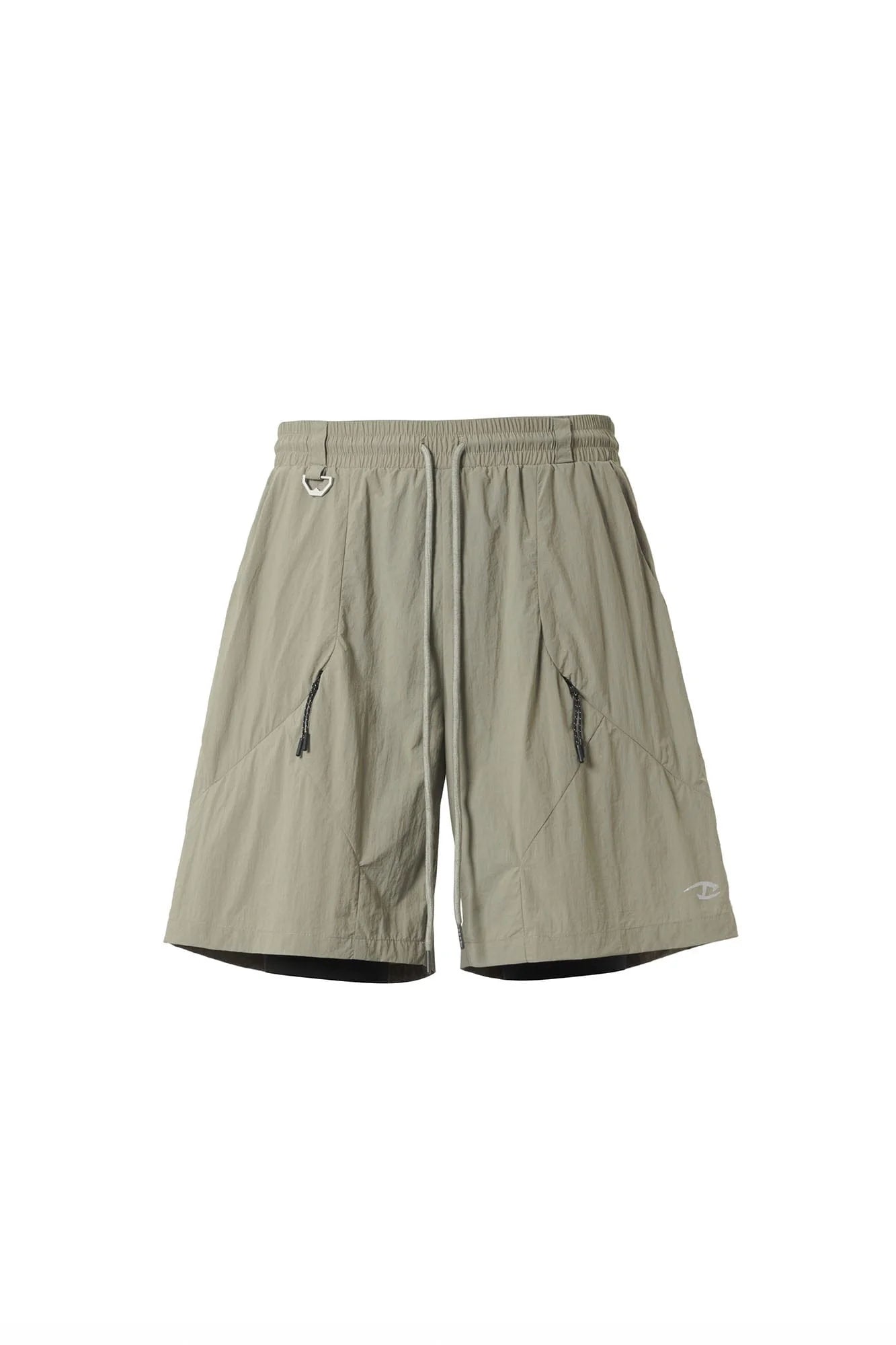 CATSSTAC Utility Crinkled Zip-Pocket Shorts