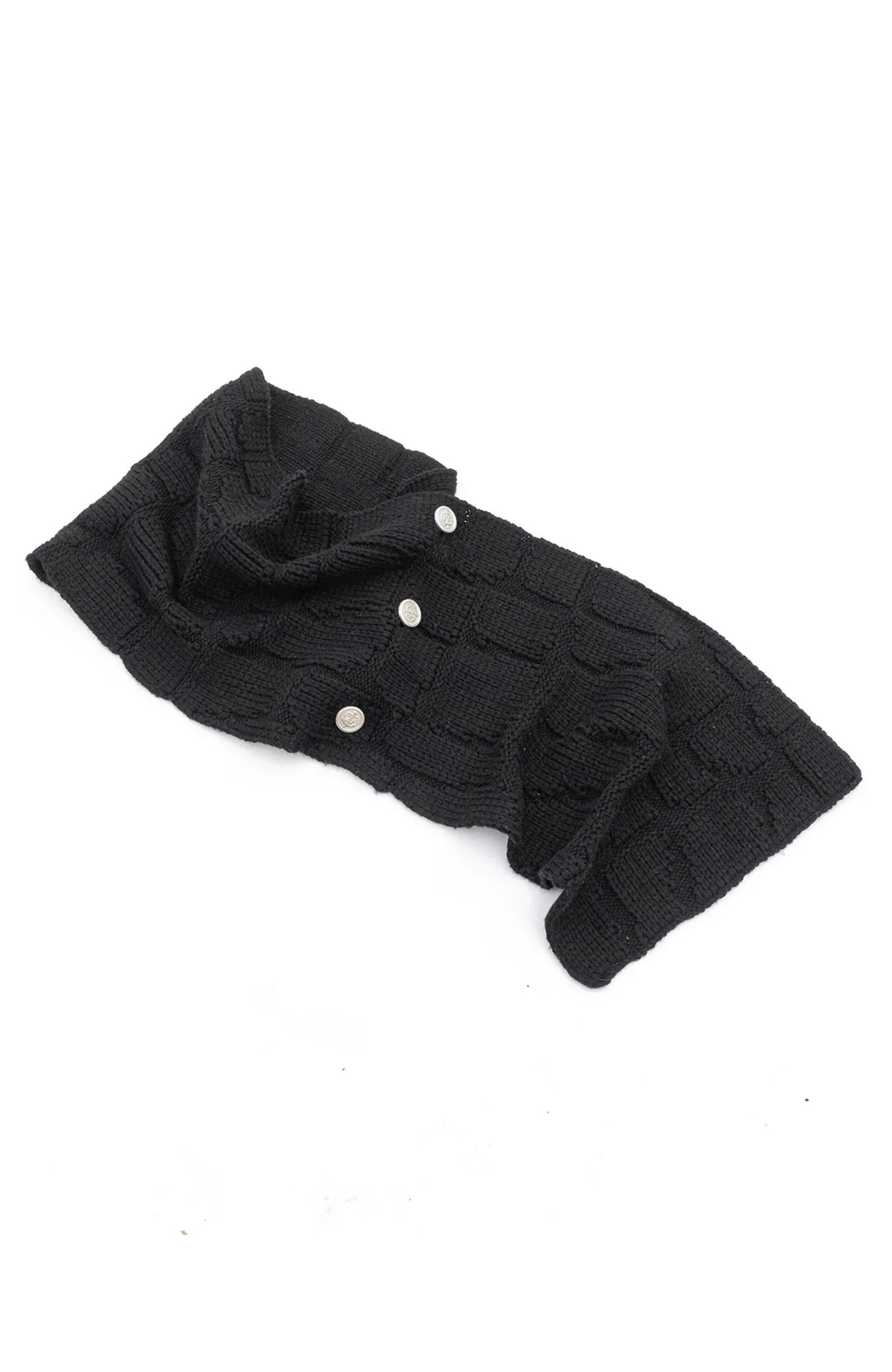 IN EXISTENCE Convertible Coin-Embellished Wool-Blend Scarf