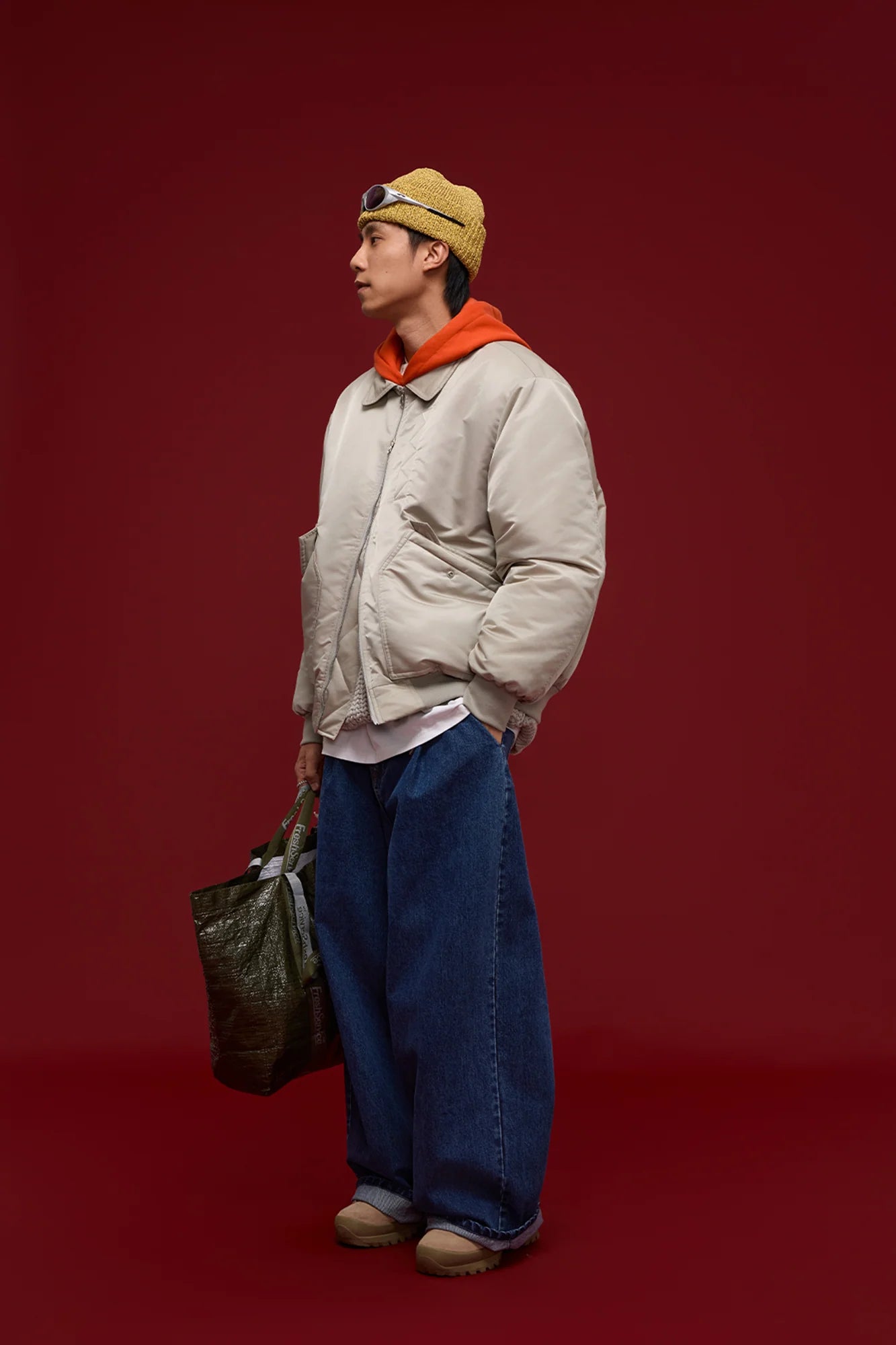 BANANA CLUB Essential Washed Wide-Leg Jeans
