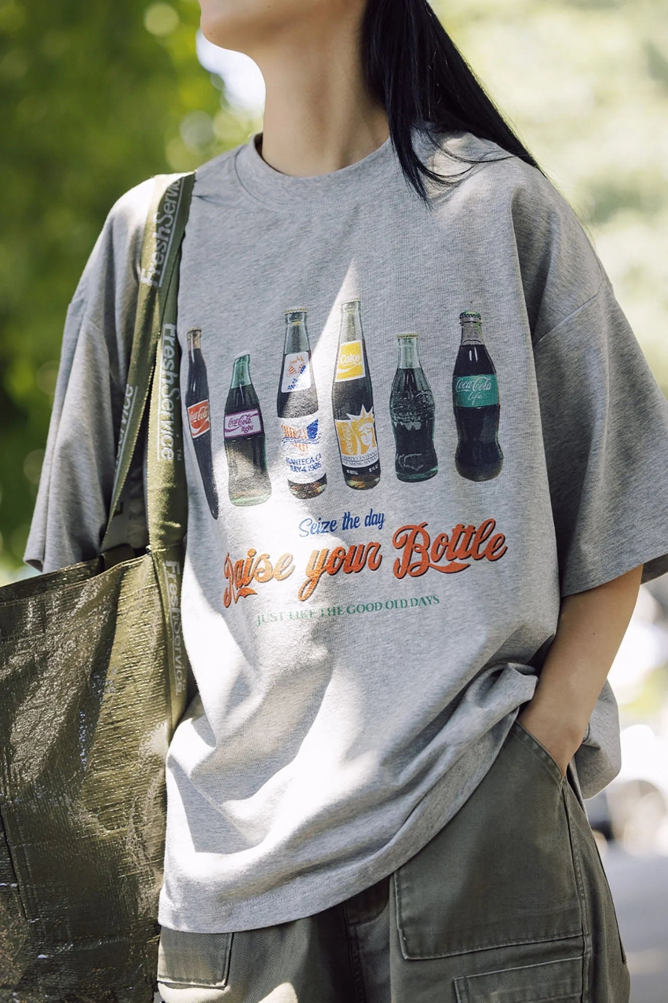 BANANA CLUB Soda Graphic Sorona Oversized T-Shirt