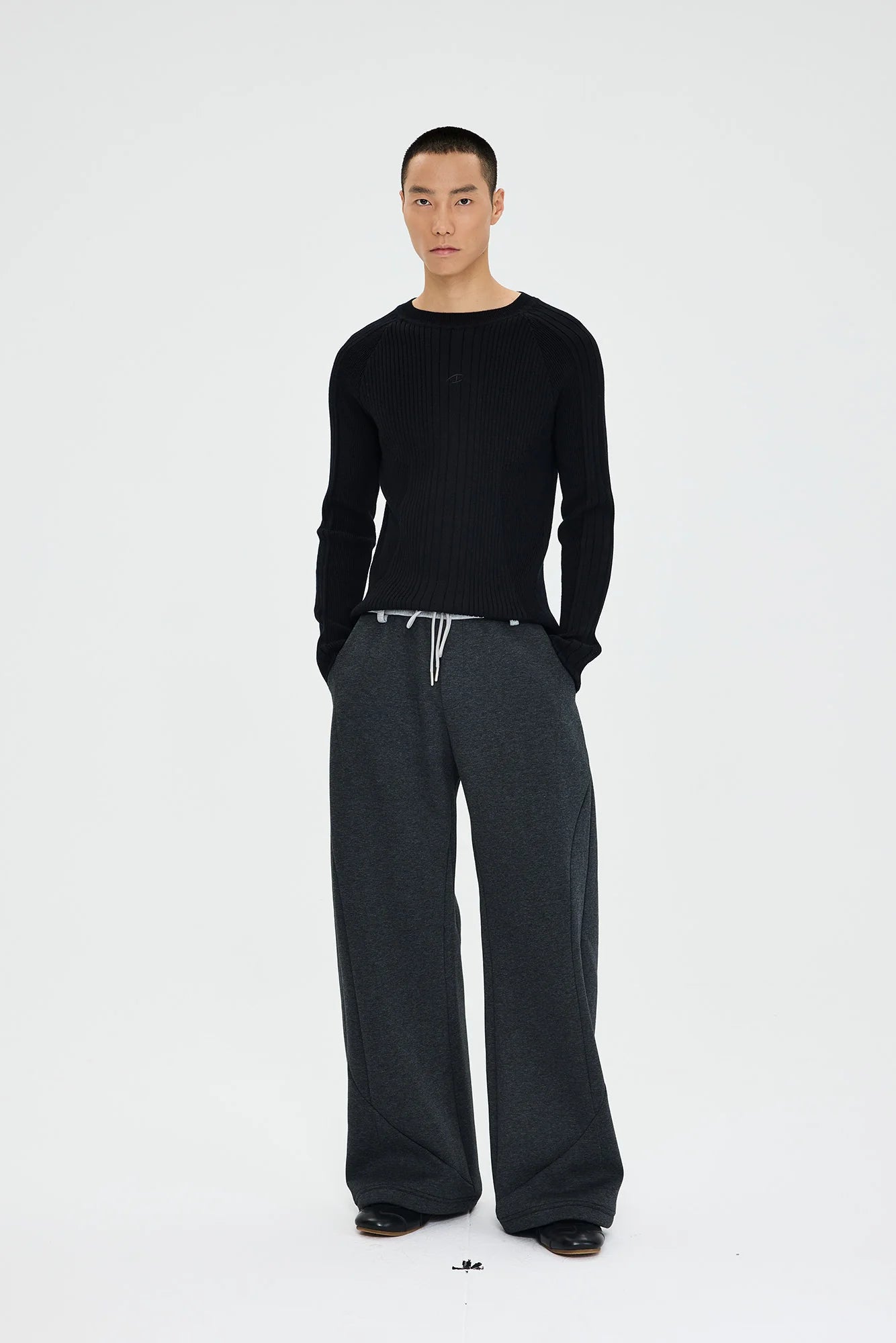 CATSSTAC Essential Slim Rib Wool-Blend Sweater