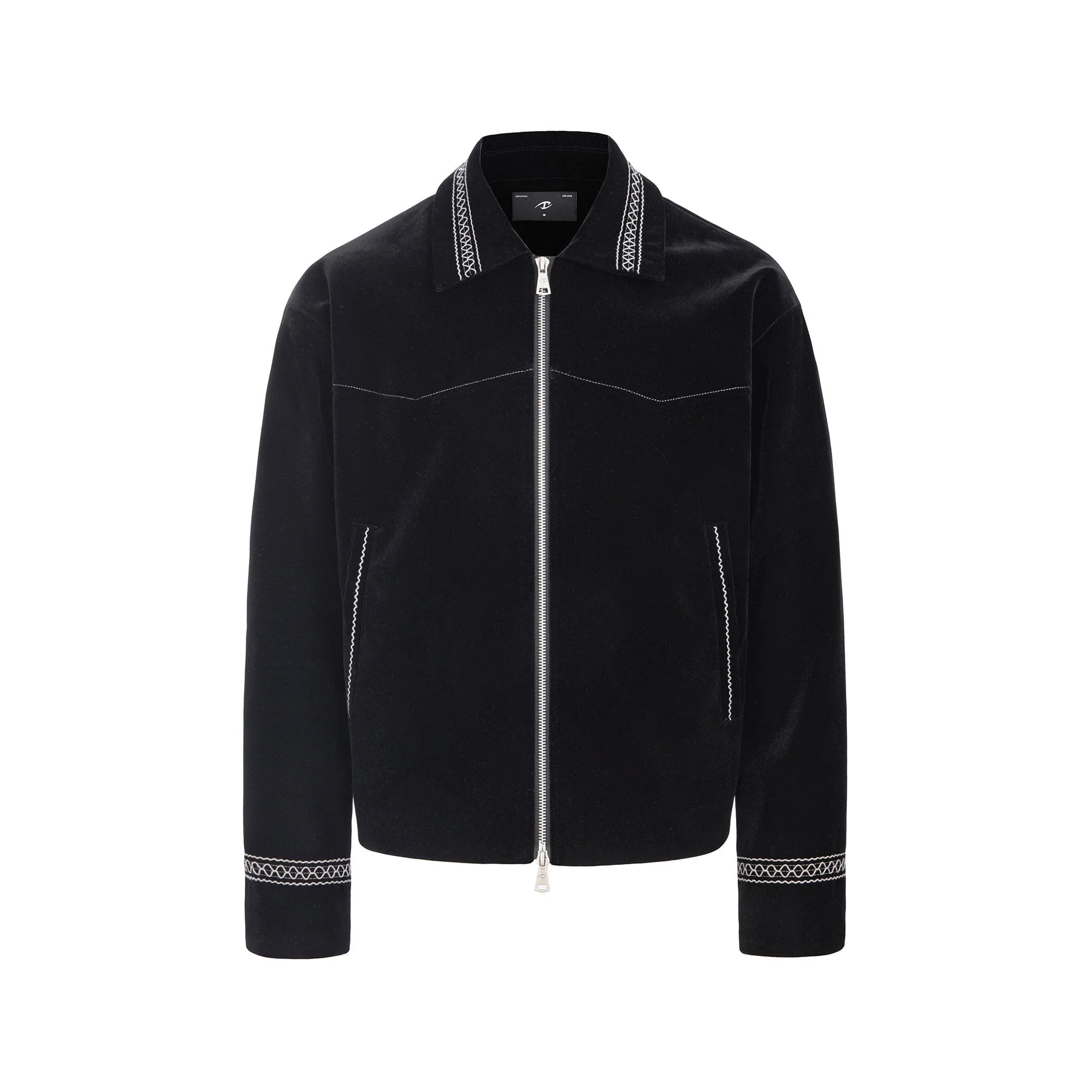 CATSSTAC Velvet Embroidered Trim Jacket