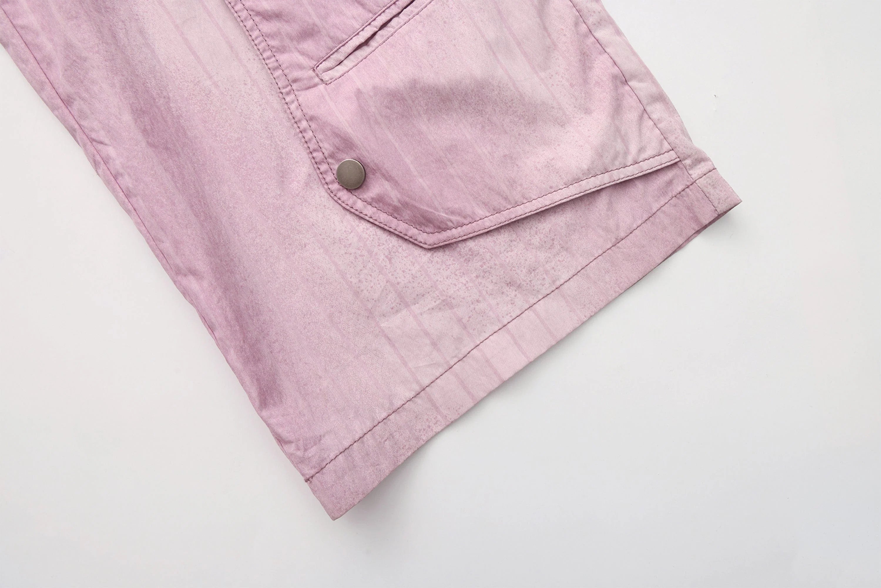 VANN VALRENCE Strap-Wrapped Striped Multi-Pocket Cargo Pants