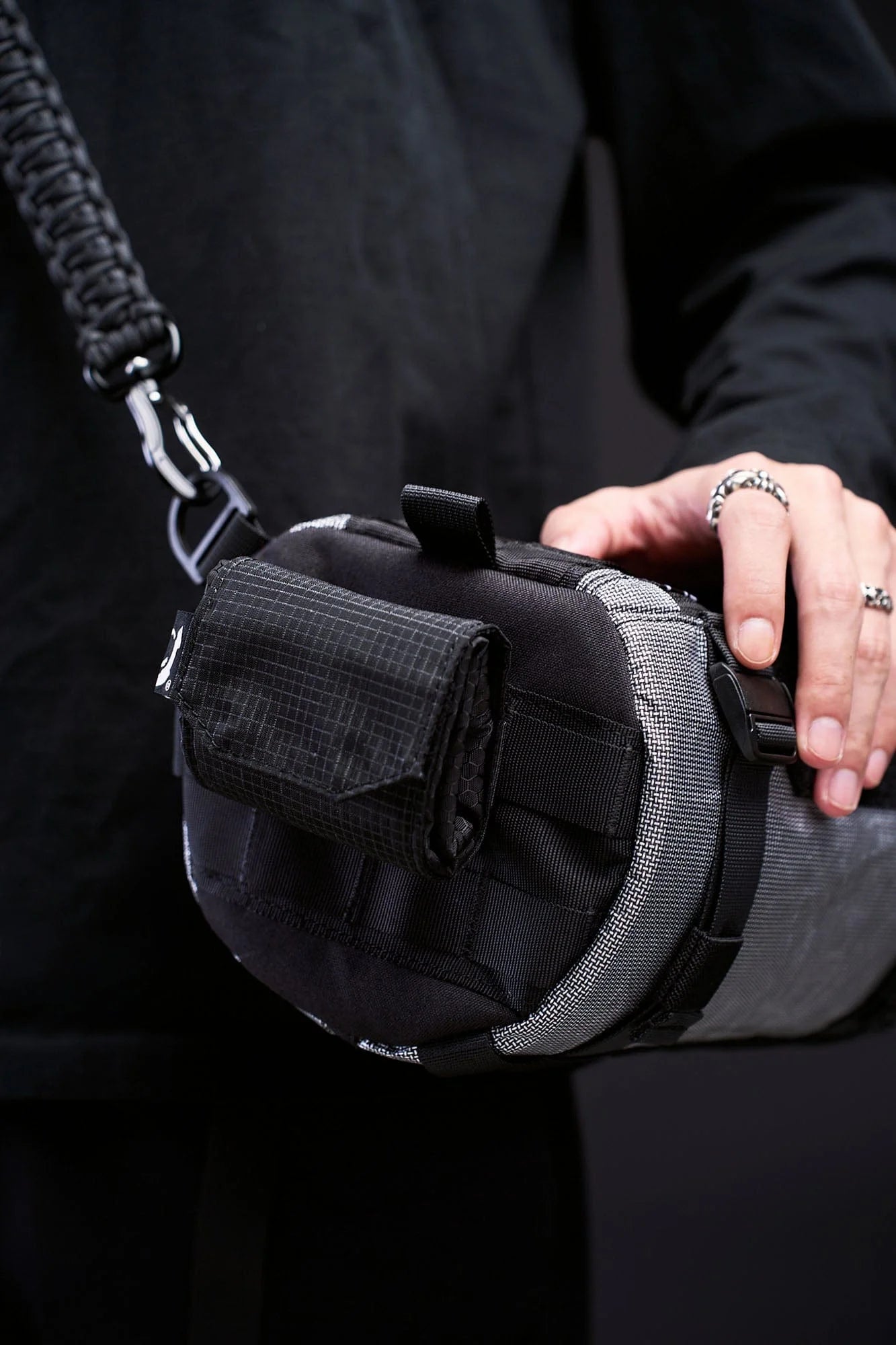 OVERCLOCK ROAM Drawstring Foldable Ripstop Roll-Up Cinch Bag